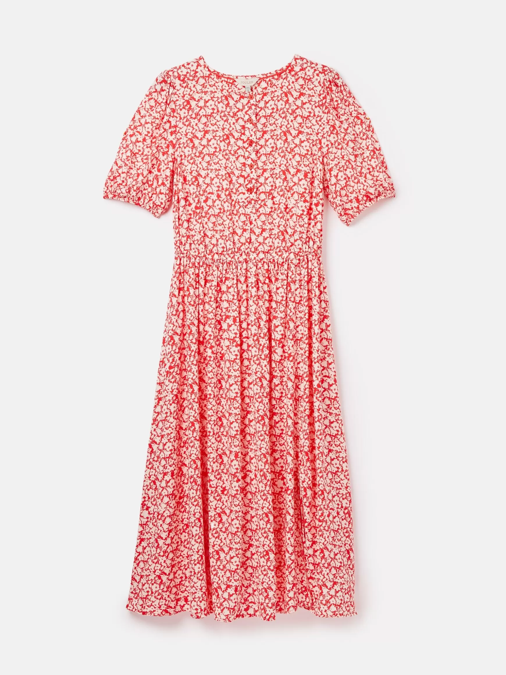 Adele Floral Button Down Midi Dress with Slit^Joules Discount