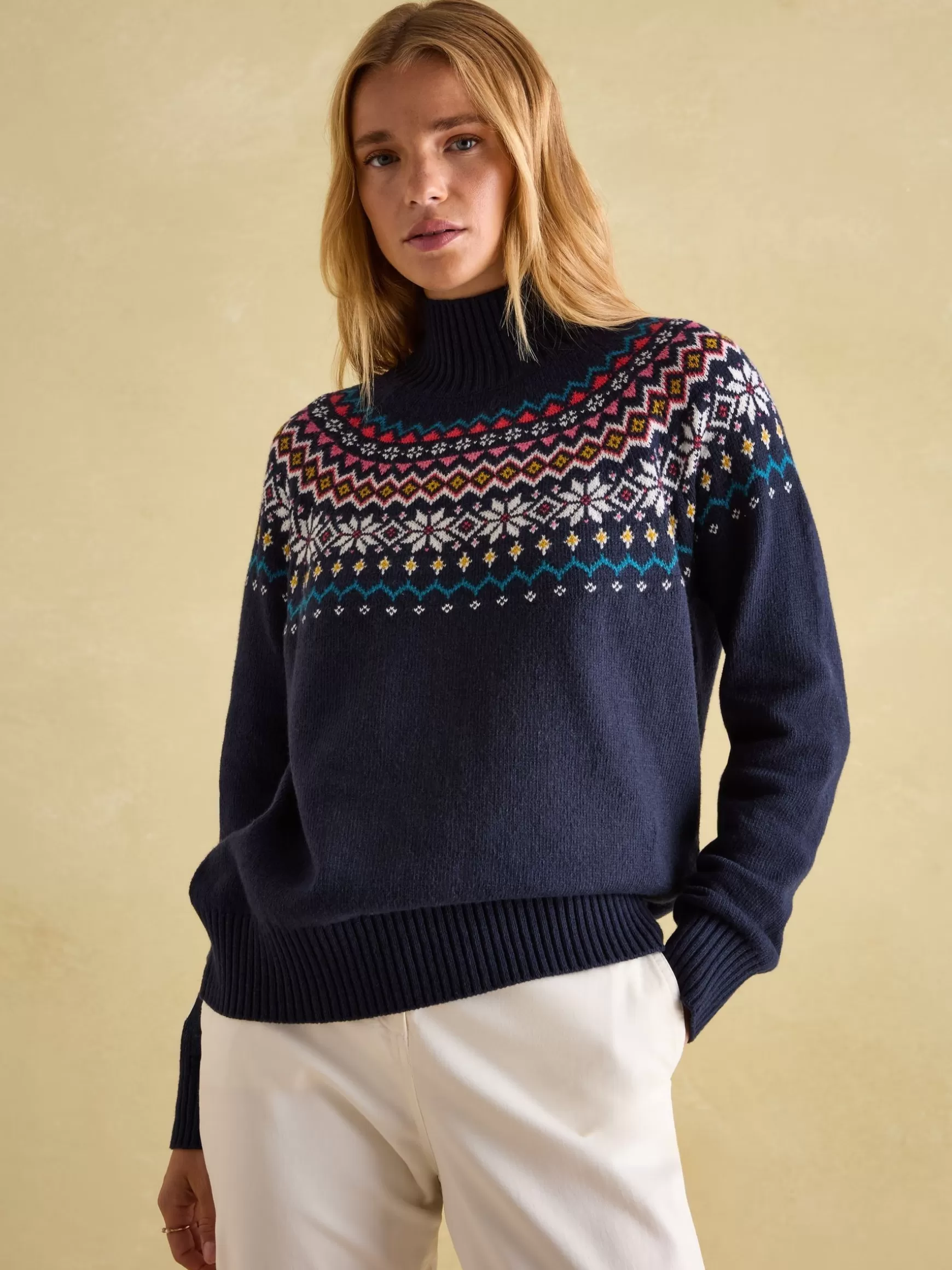 Alba Fair Isle Jumper^Joules Hot