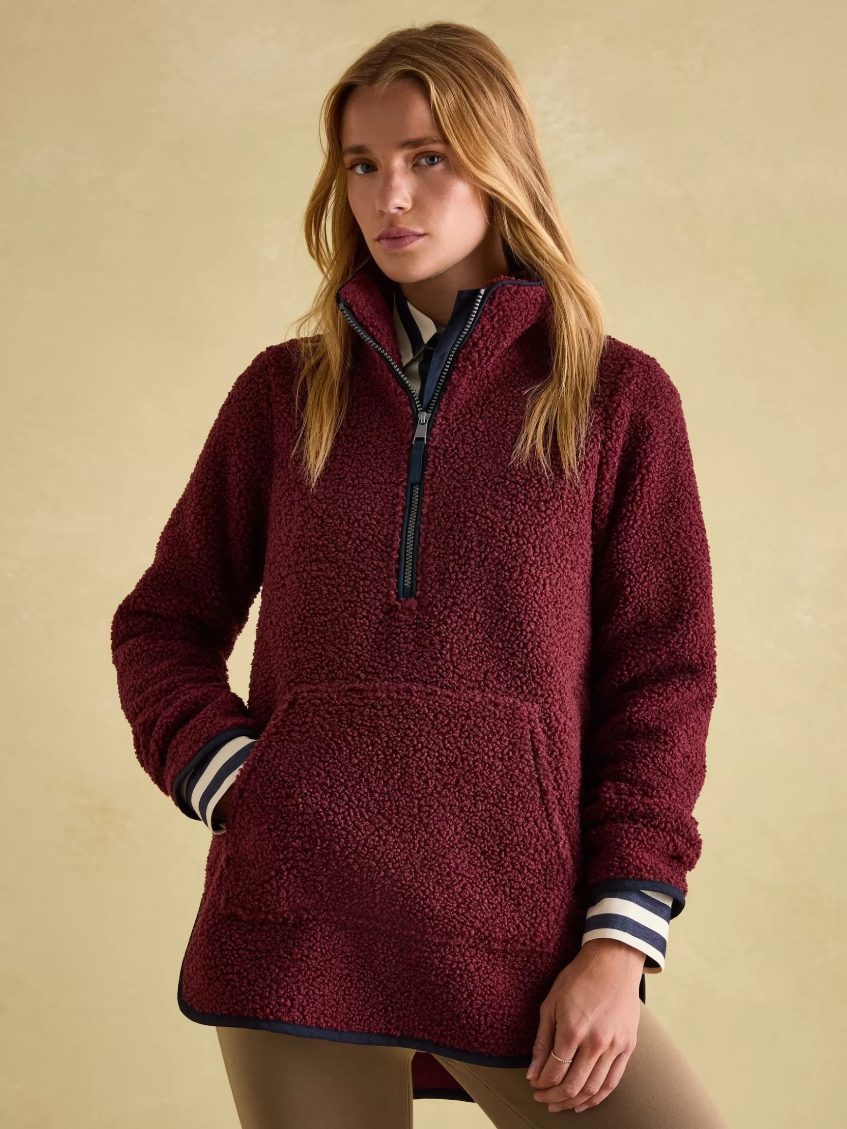 Aldeburgh Quarter Zip Fleece^Joules Clearance