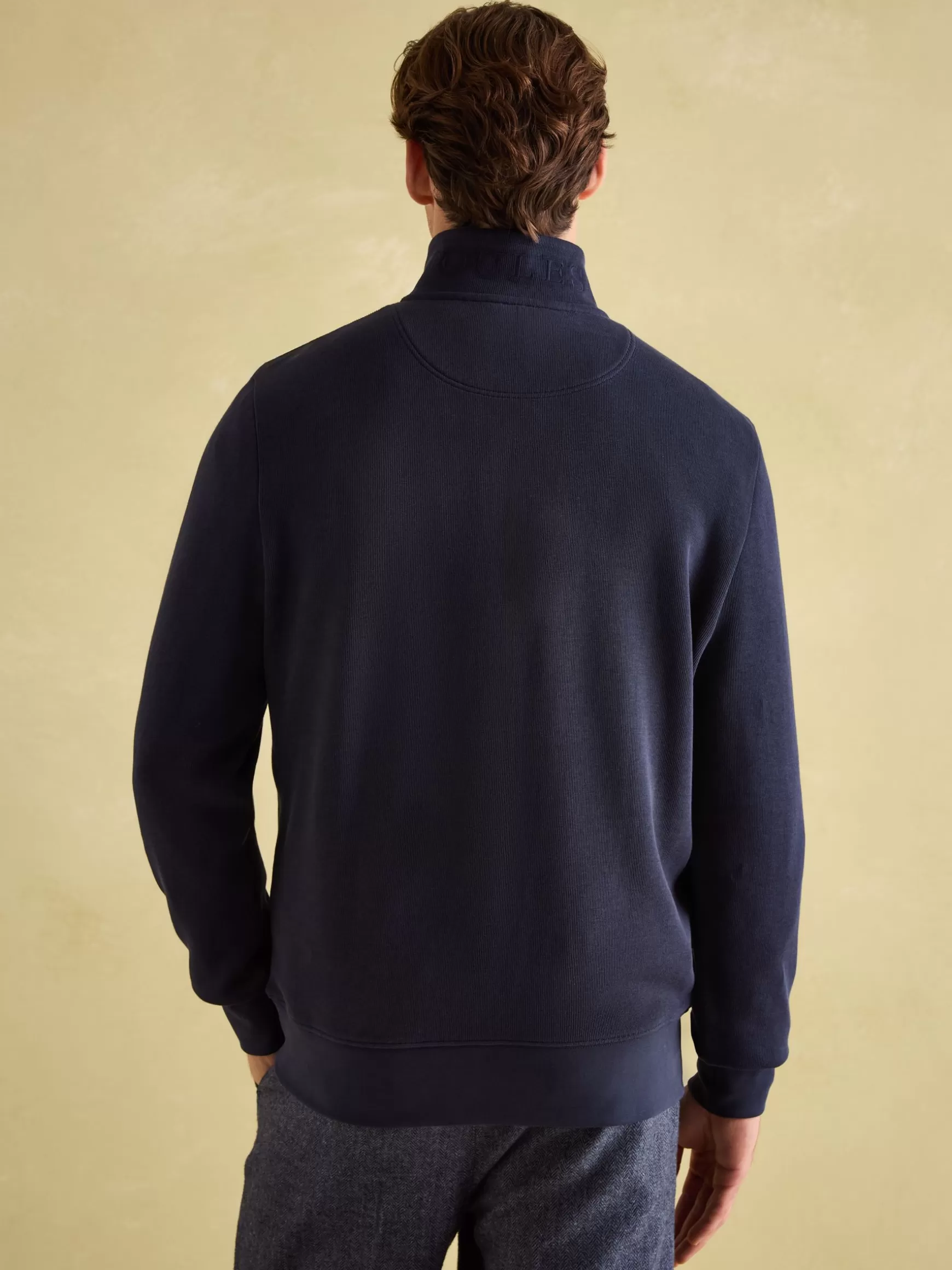 Alistair Quarter Zip Cotton Sweatshirt^Joules Best