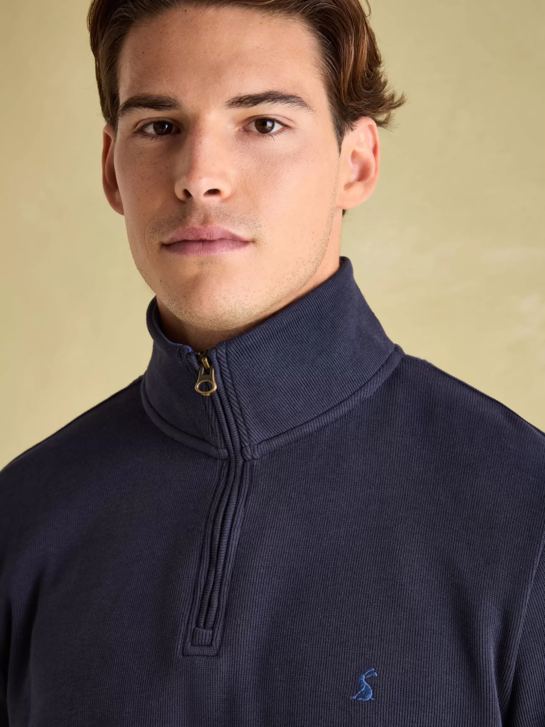 Alistair Quarter Zip Cotton Sweatshirt^Joules Best