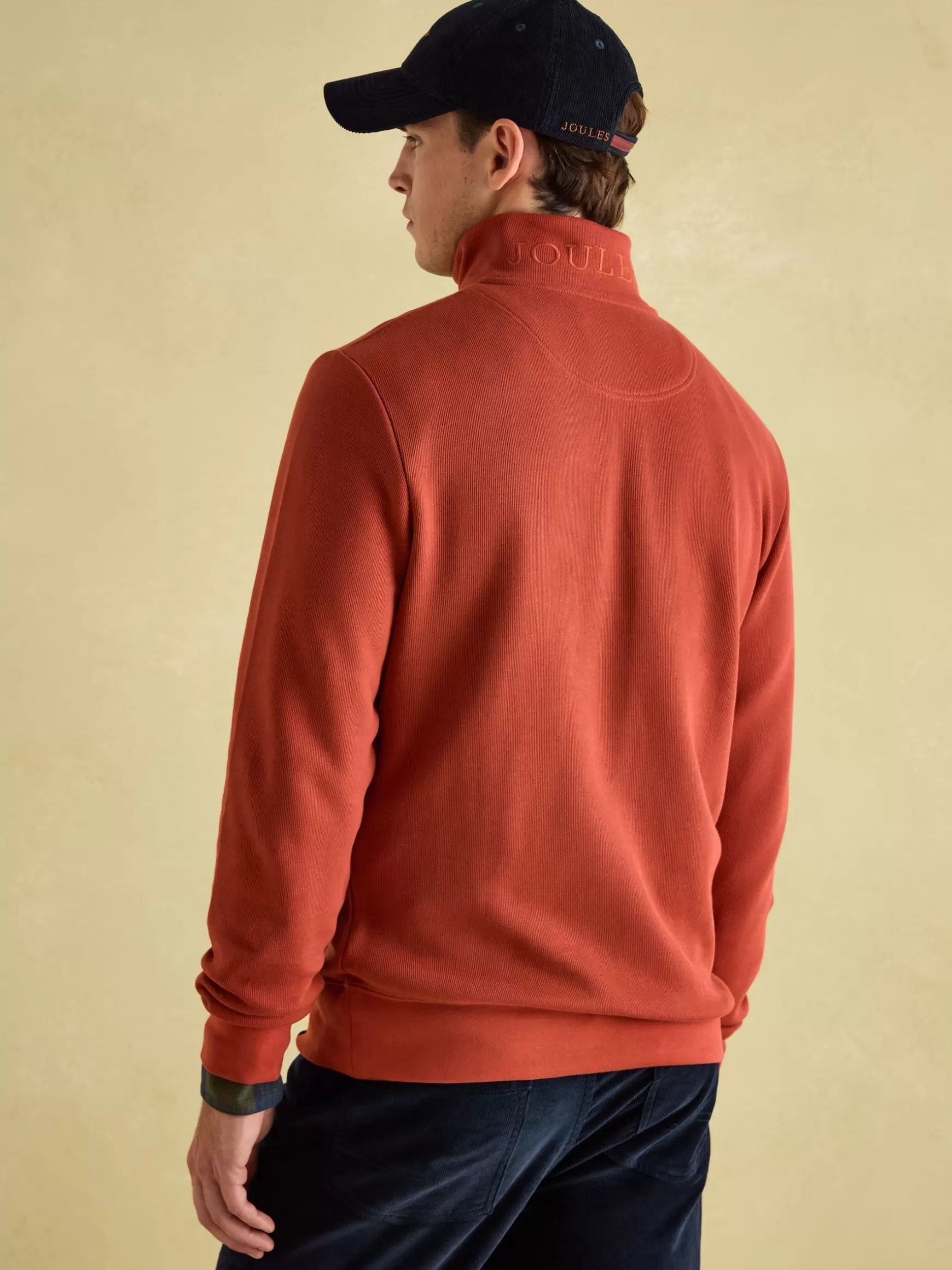 Alistair Quarter Zip Cotton Sweatshirt^Joules Fashion