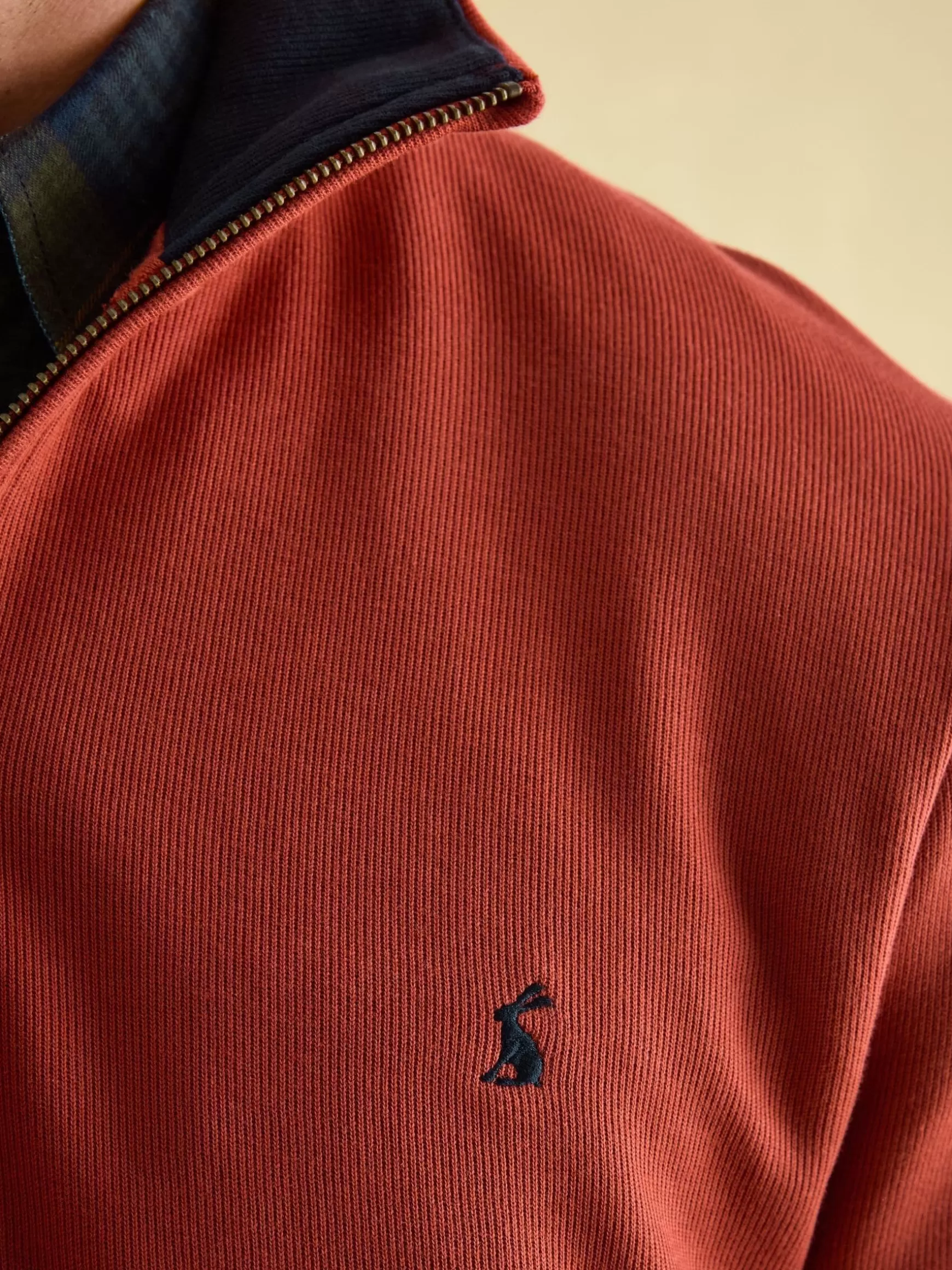 Alistair Quarter Zip Cotton Sweatshirt^Joules Fashion