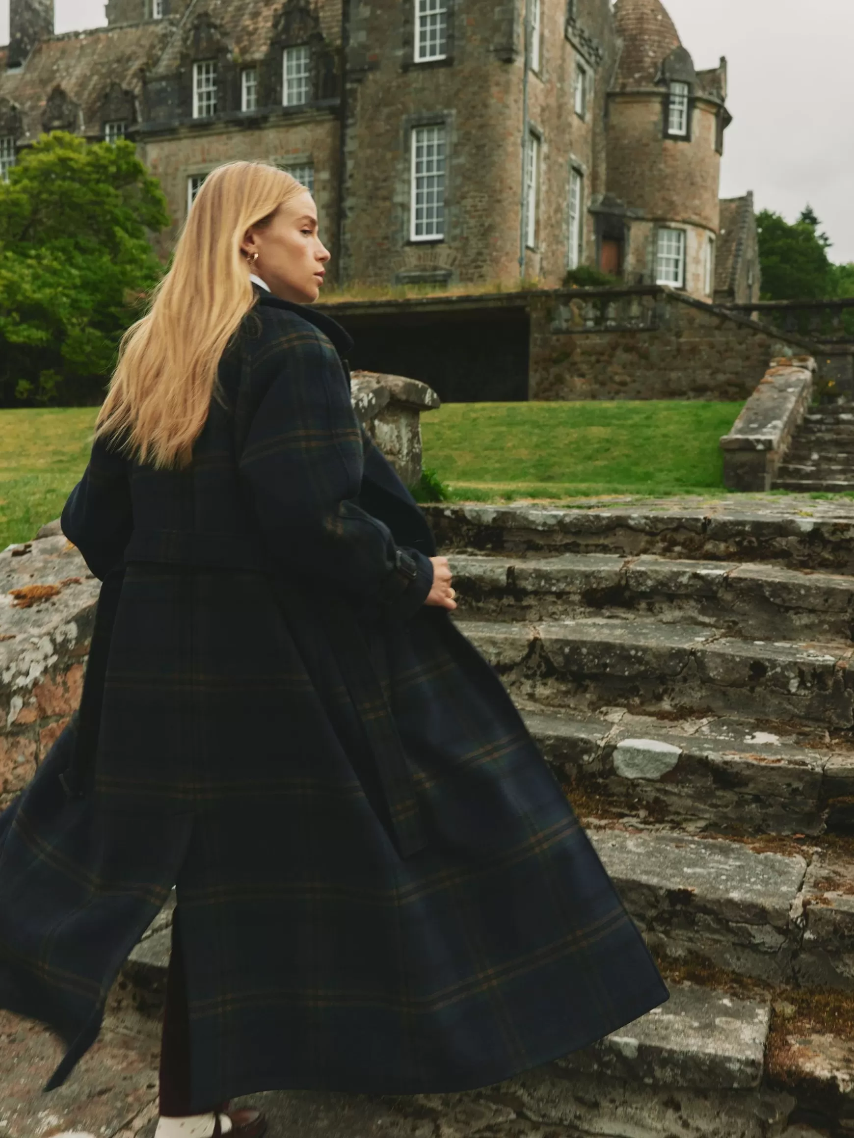 Amberley Longline Wool Blend Coat with Belt^Joules Sale