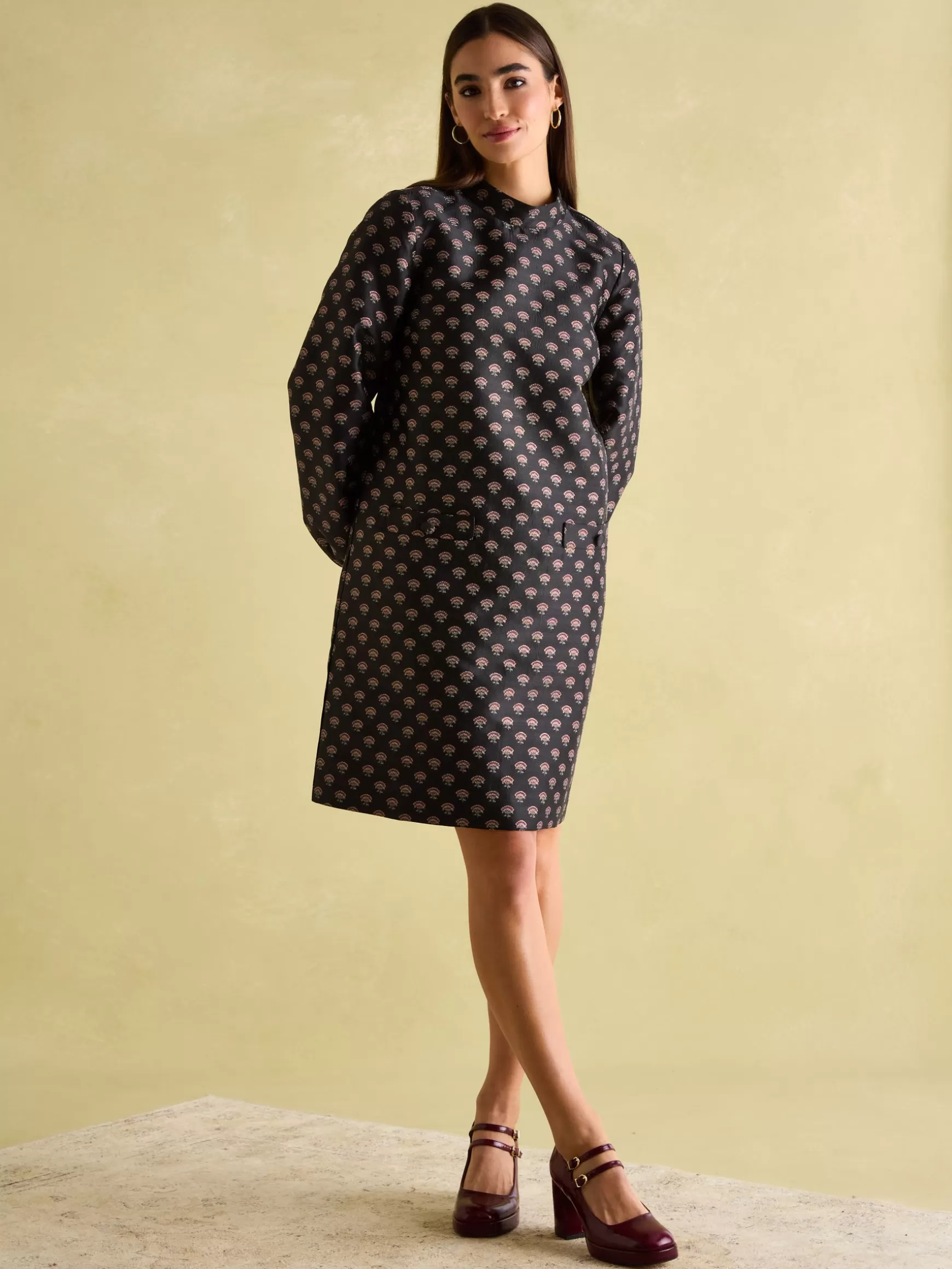 Annalise Jacquard A-Line Dress^Joules Cheap