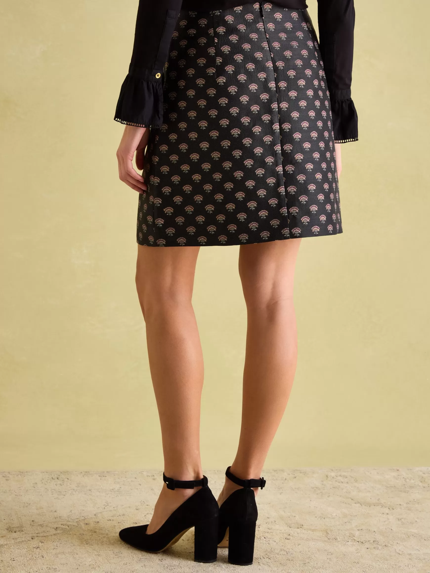 Annalise Jacquard A-Line Skirt^Joules New