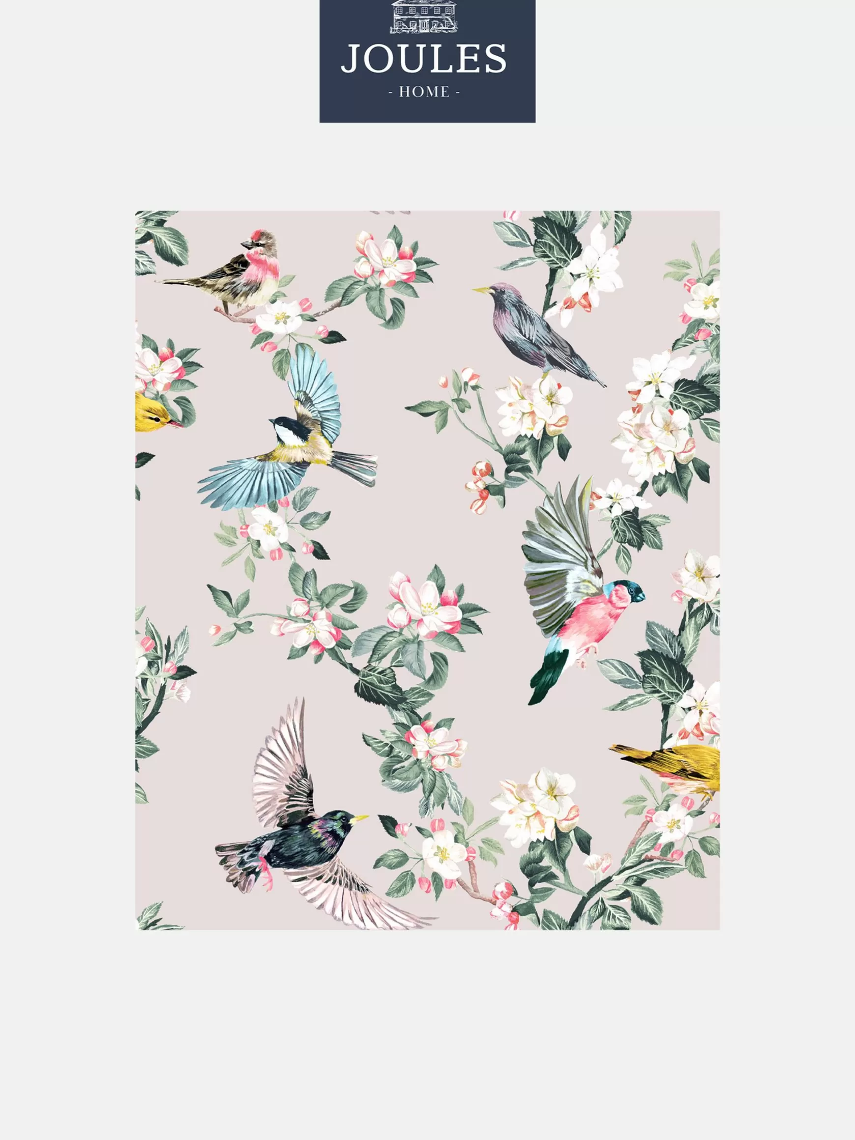Antique Creme Handford Garden Birds 10M Wallpaper^Joules Hot