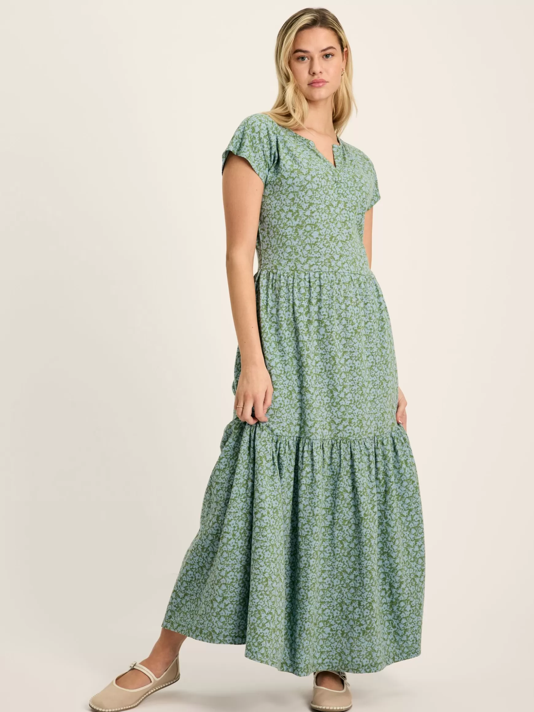 Ariana Jersey Tiered Dress^Joules Flash Sale