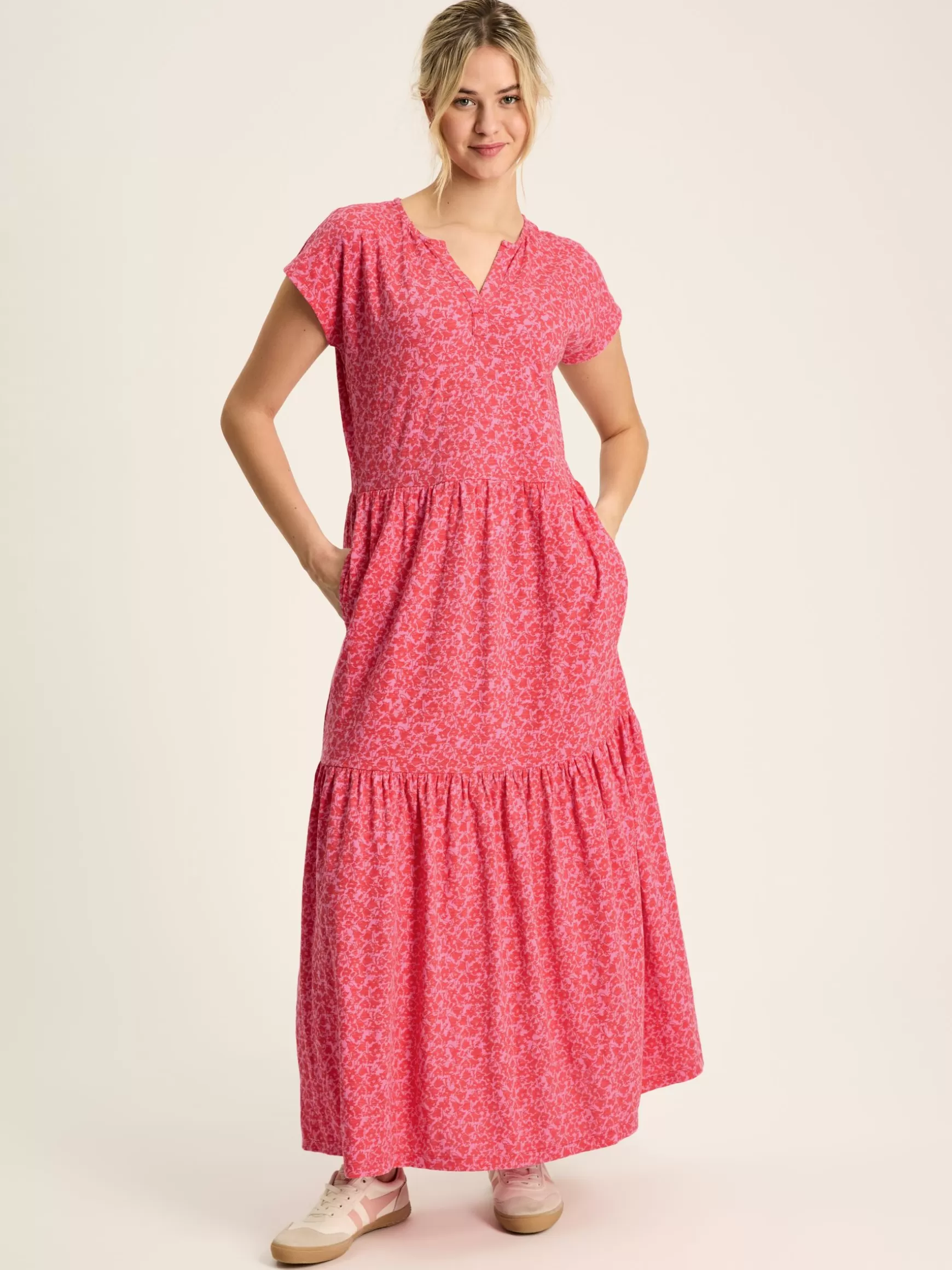 Ariana Jersey Tiered Dress^Joules Sale