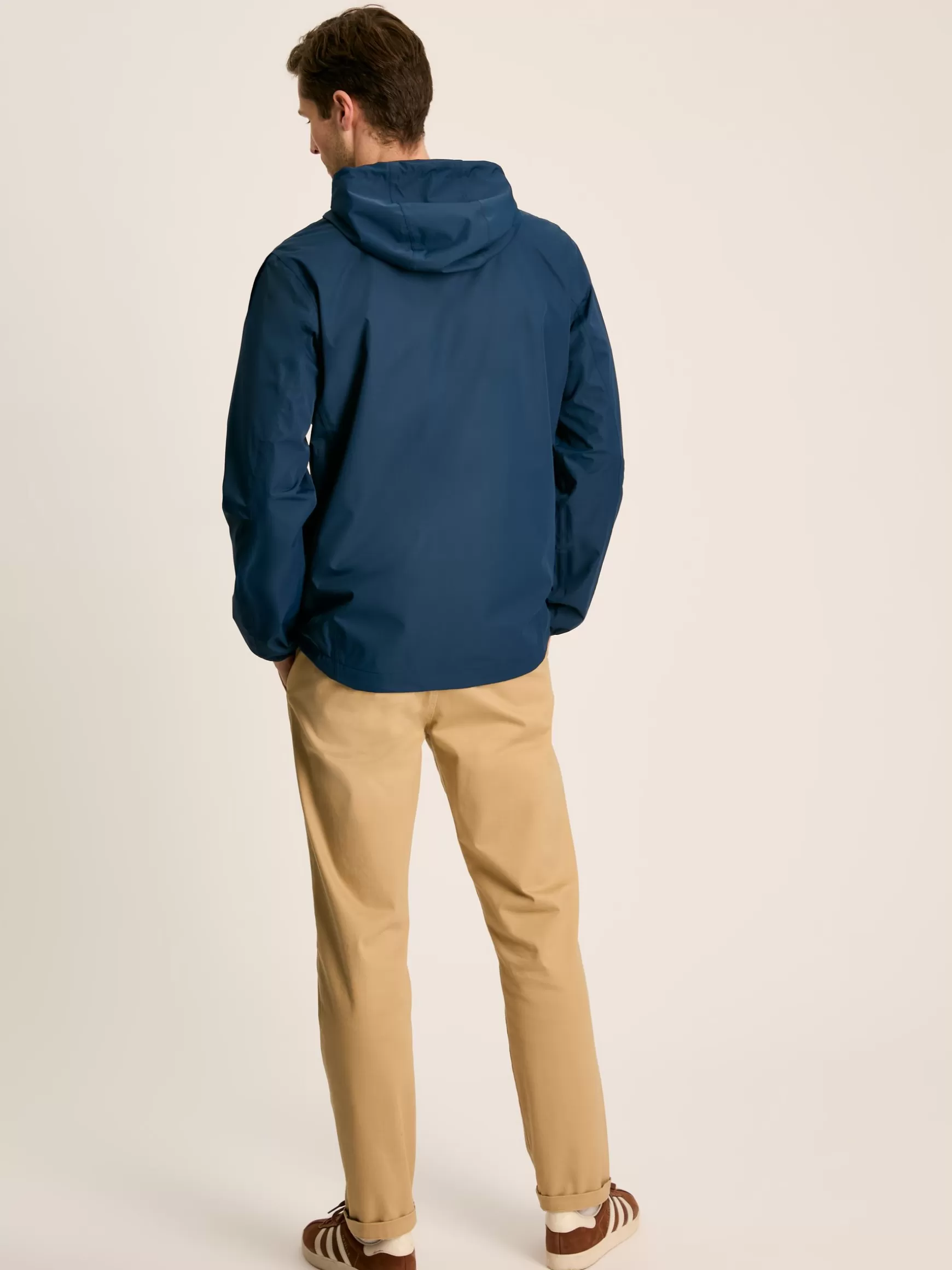 Arlow Navy Blue Lightweight Waterproof Coat^Joules Outlet