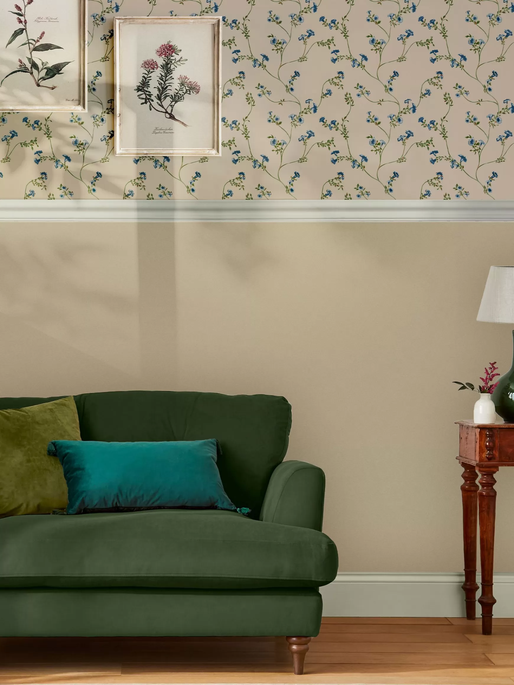 Beige Natural Plain 10M Wallpaper^Joules Outlet