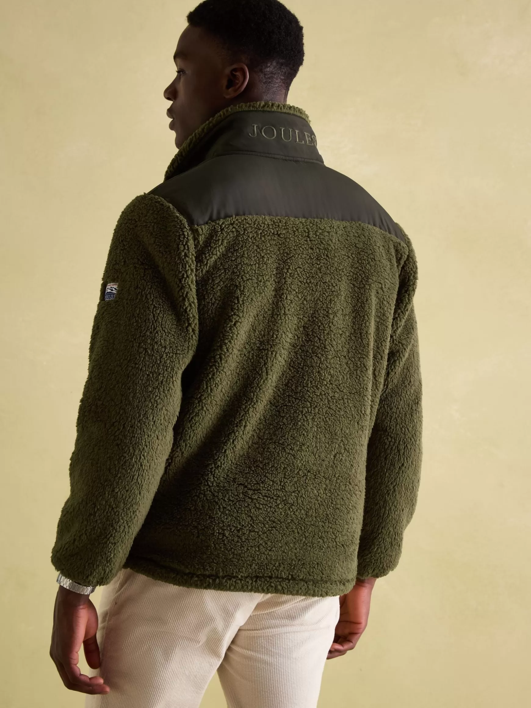 Billy Quarter Zip Borg Fleece Sweatshirt^Joules New