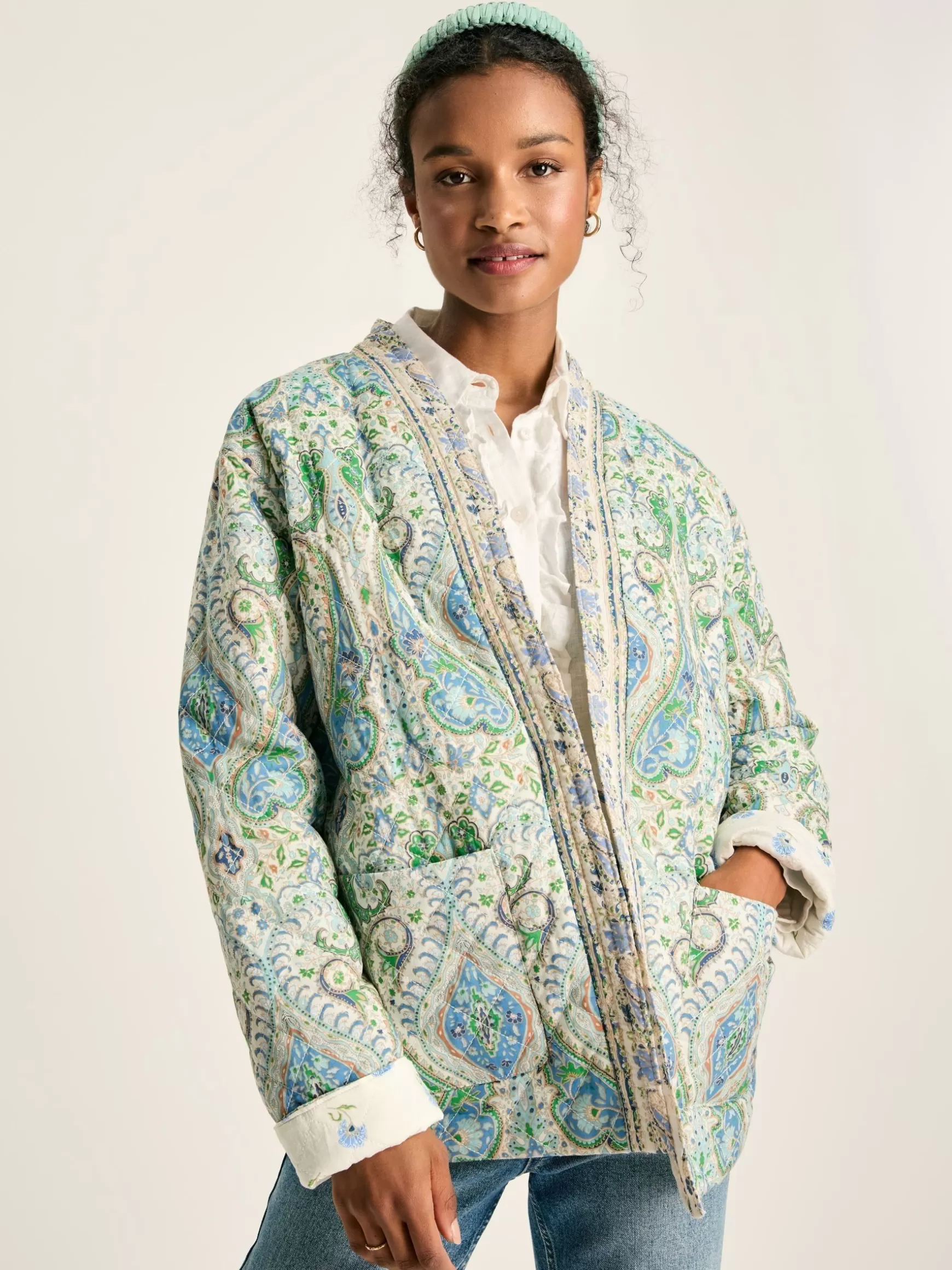Blakeney Relaxed Fit Cotton Quilted Jacket^Joules Sale