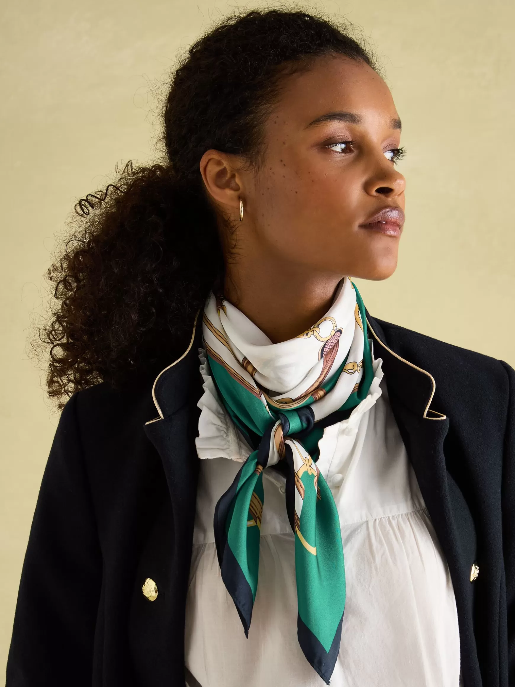 Bloomfield Silk Square Scarf^Joules Discount