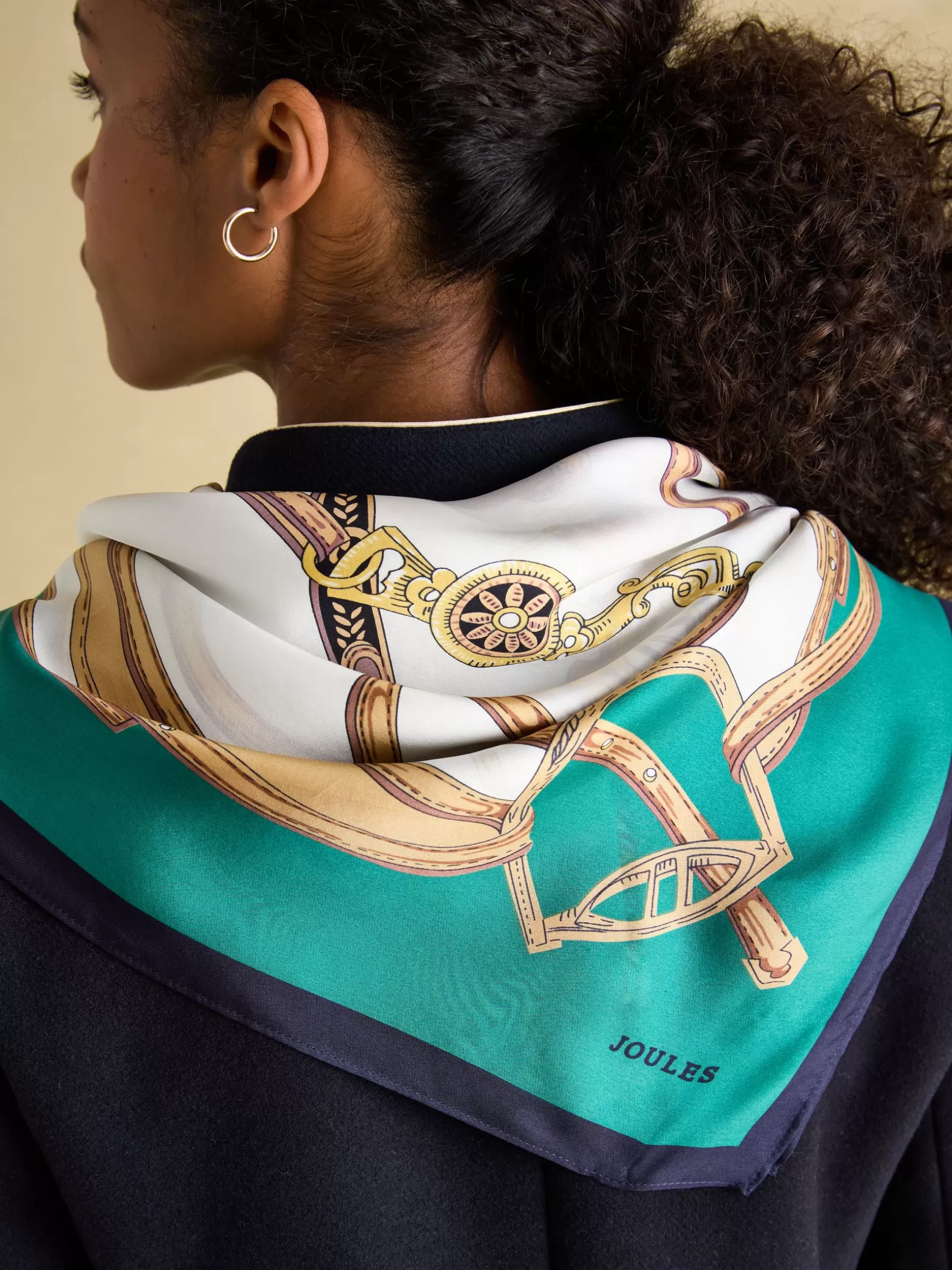 Bloomfield Silk Square Scarf^Joules Discount