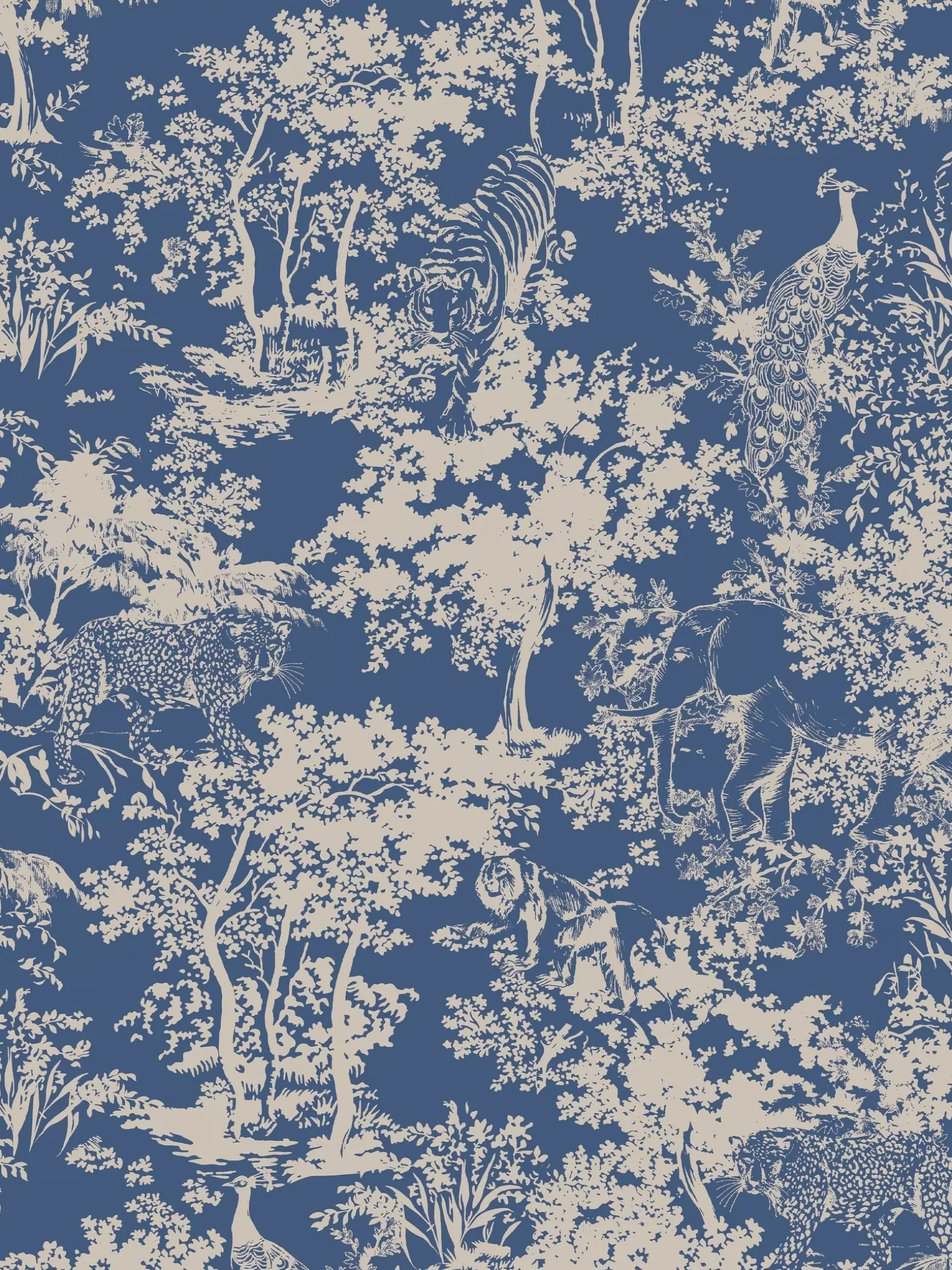 Animal Forest Print 10M Wallpaper^Joules Outlet