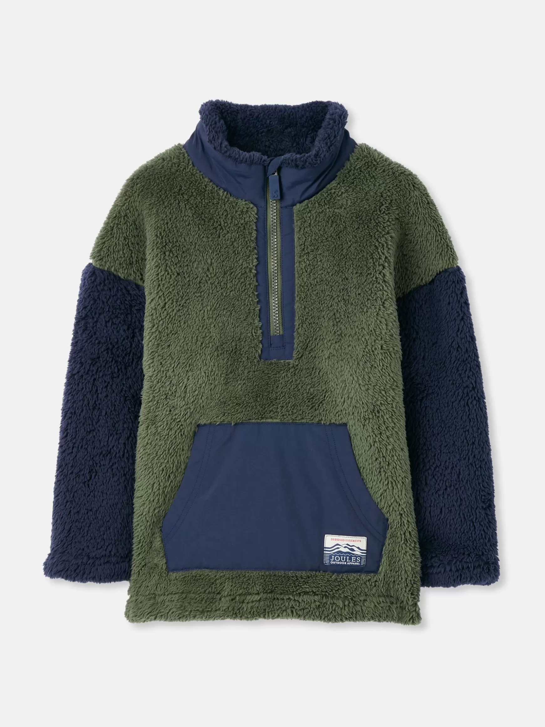Boys' Always Cosy Half Zip Borg Fleece^Joules Hot