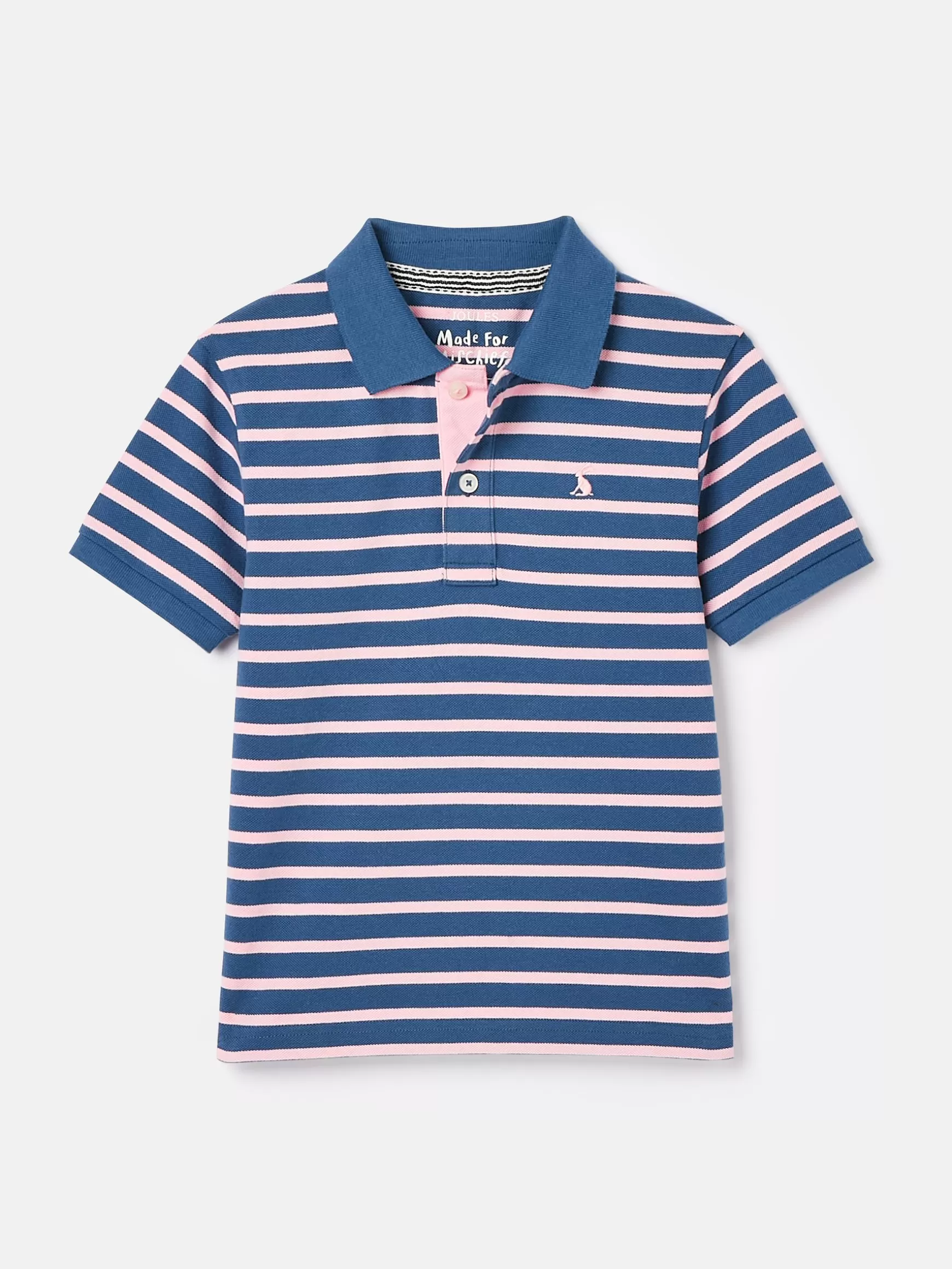 Boys' Filbert Striped Pique Cotton Polo Shirt^Joules Best