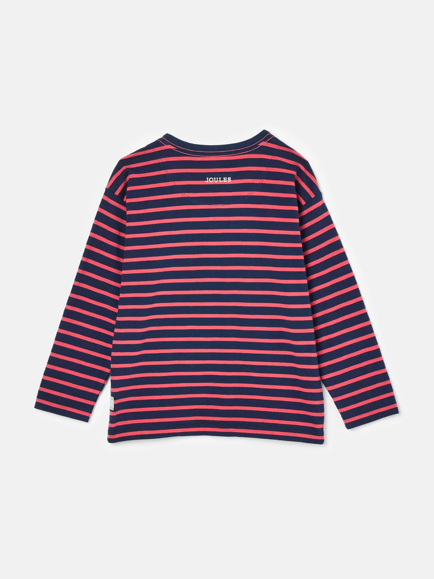 Boys' Jack Red & Navy Stripe Artwork Top^Joules Discount