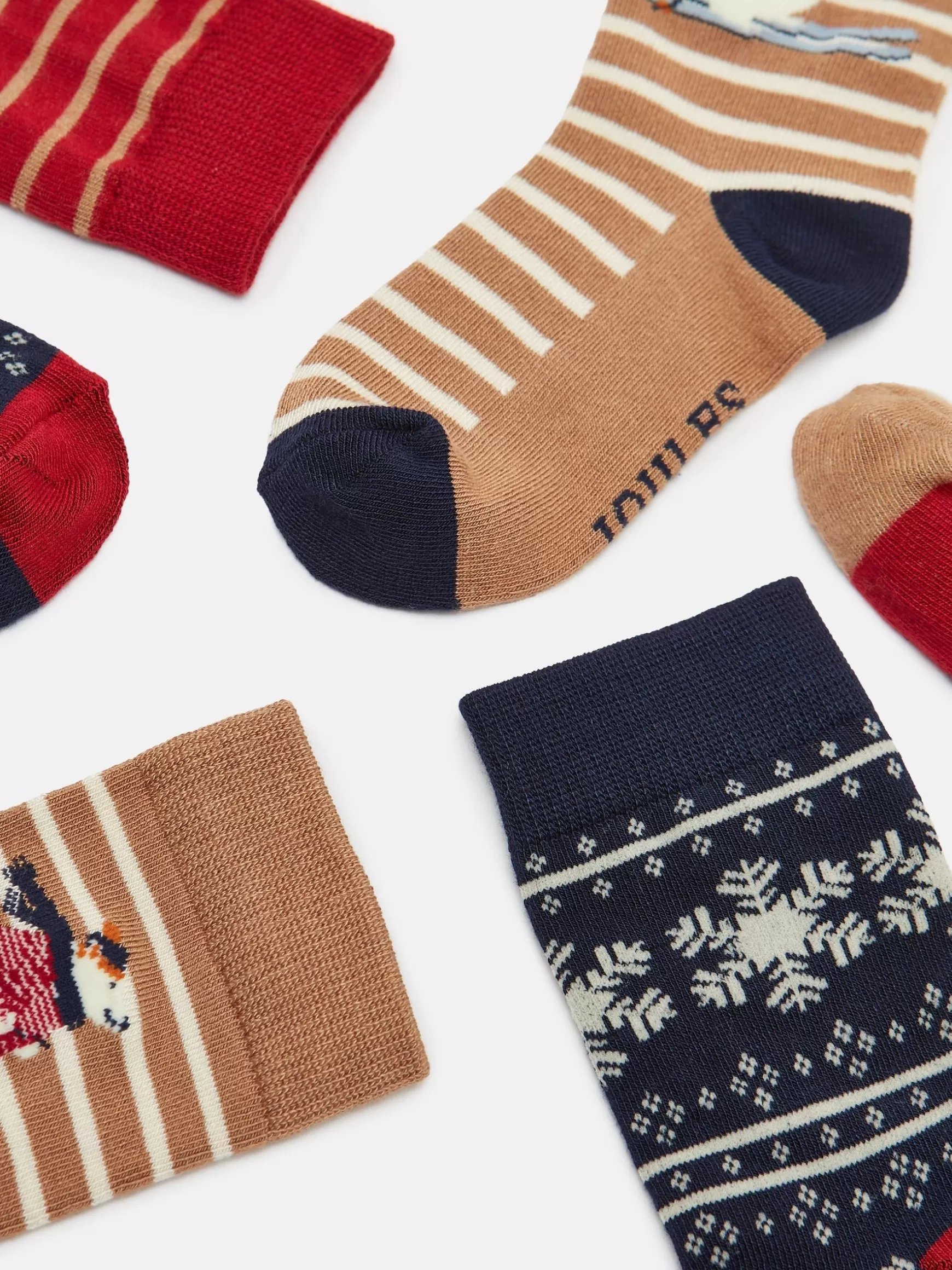 Boys' Neat Feet 3 Pack Socks^Joules Flash Sale