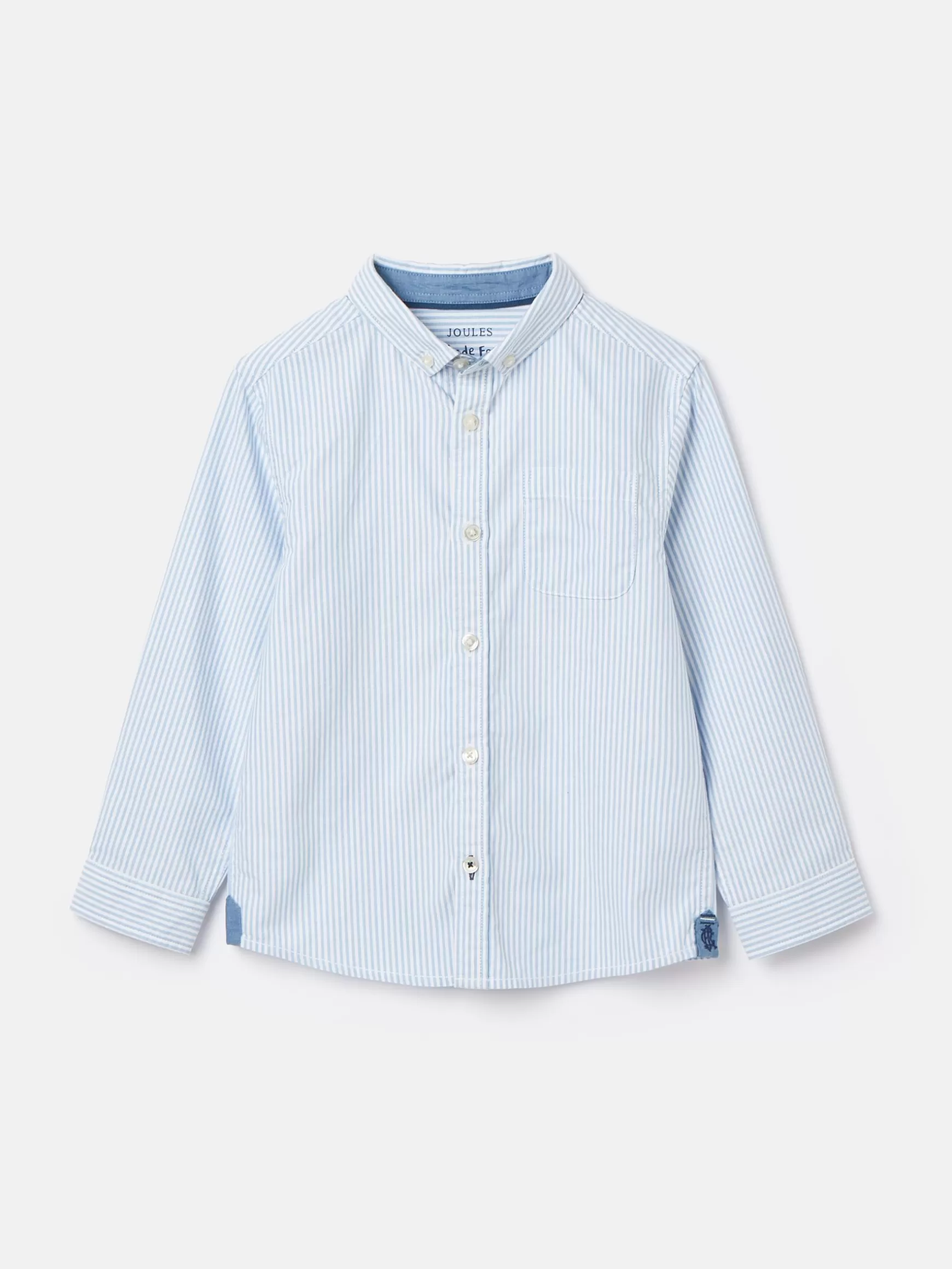 Boys' Oxford Long Sleeve Striped Oxford Shirt^Joules Fashion