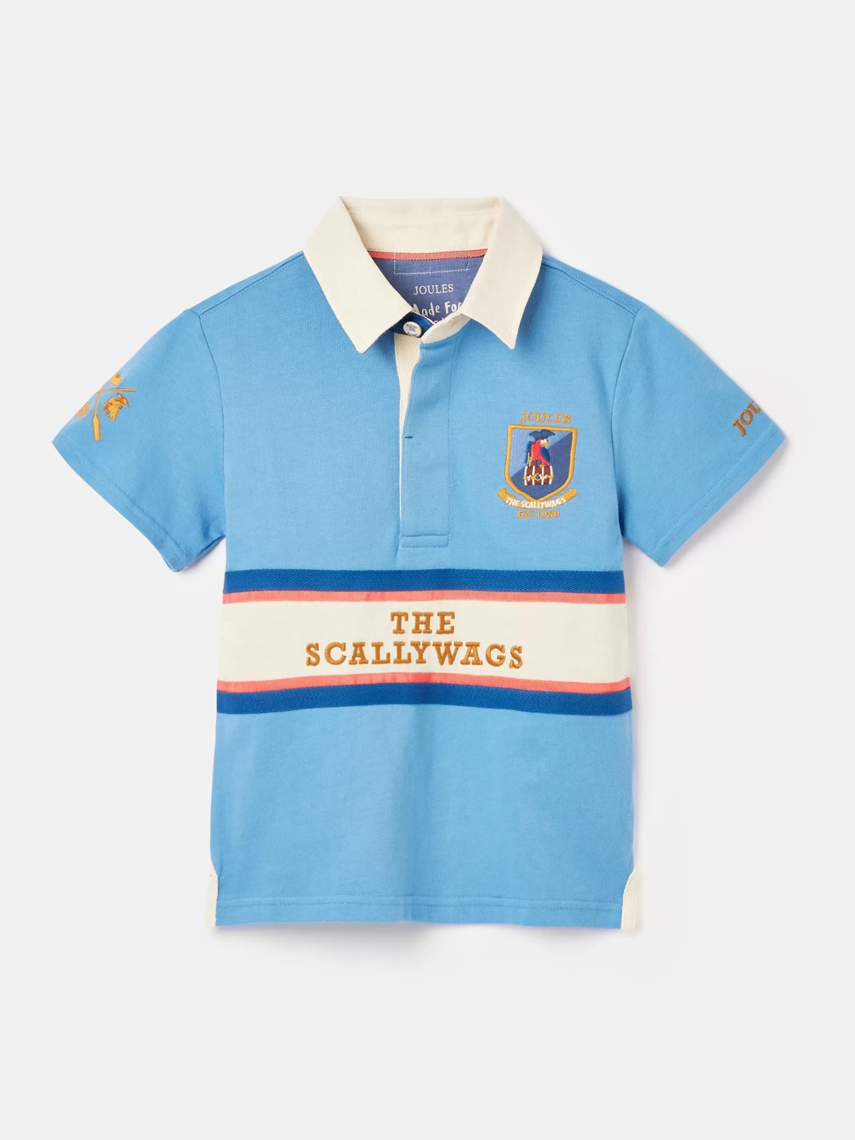 Boys' Tournament Rugby Jersey Polo Shirt^Joules Sale