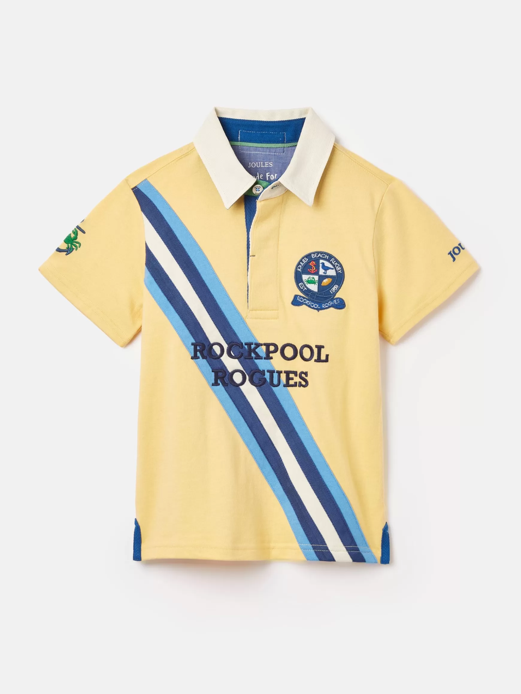 Boys' Tournament Rugby Jersey Polo Shirt^Joules Store