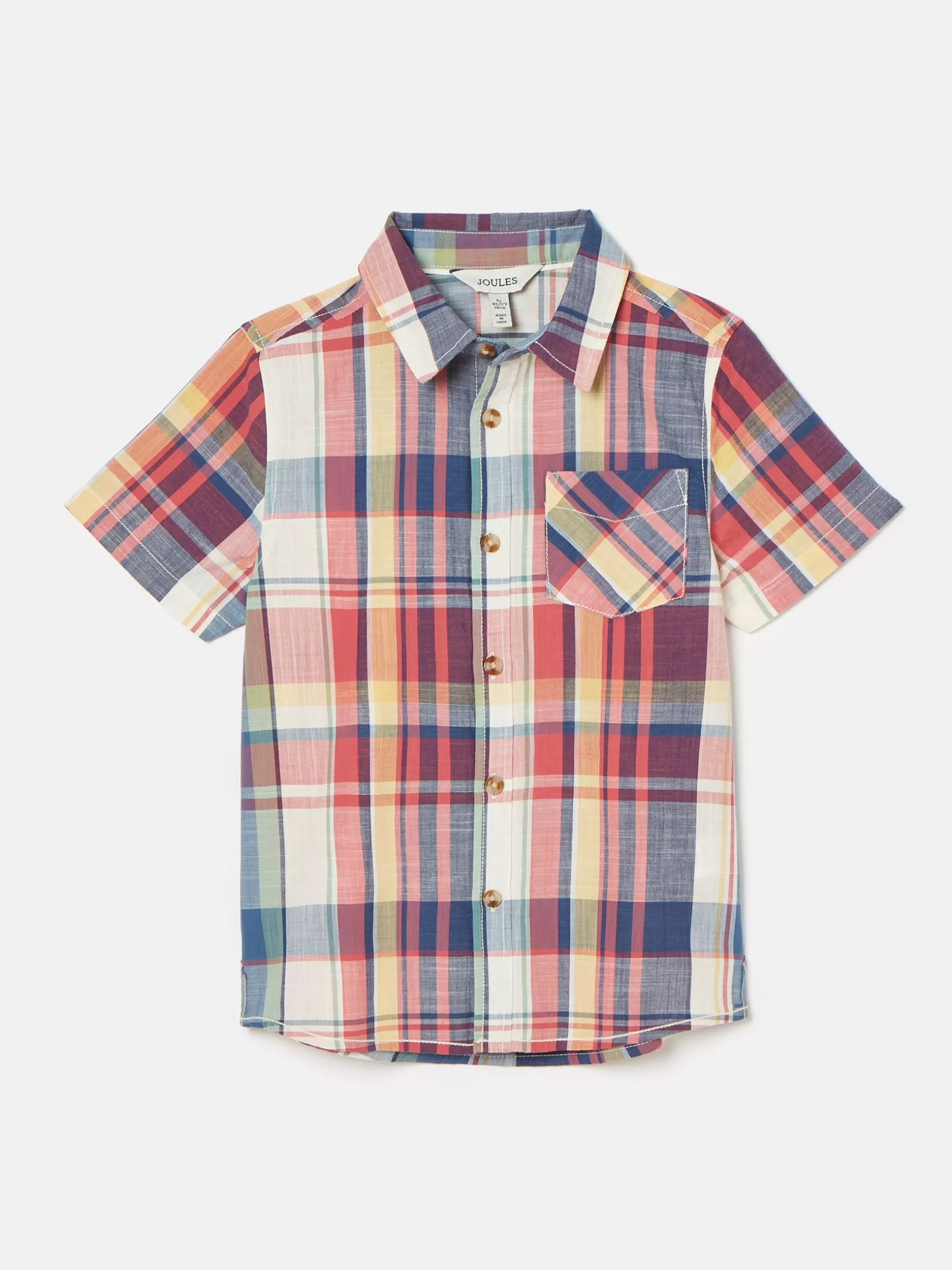 Boys' Wilson Cotton Check Shirt^Joules Store