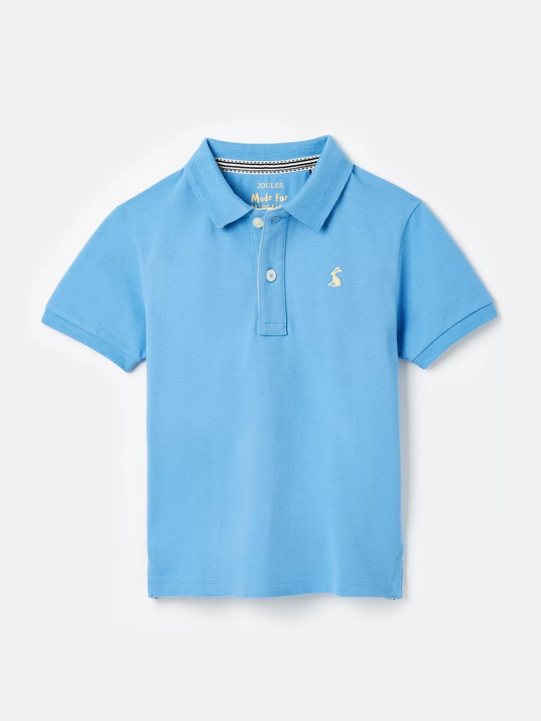 Boys' Woody Pique Cotton Polo Shirt^Joules New