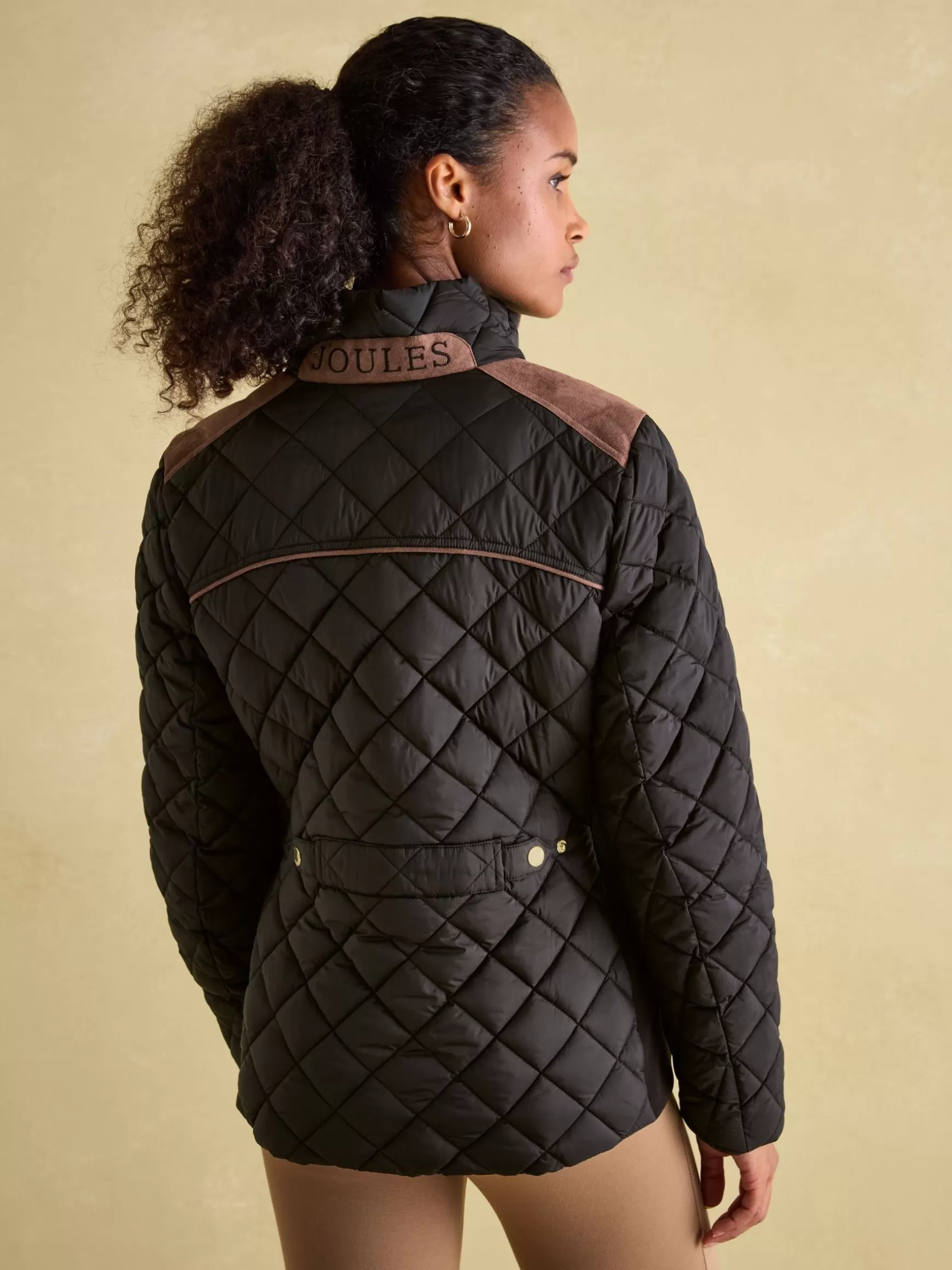 Braemar Luxe Showerproof Diamond Quilted Coat^Joules Flash Sale