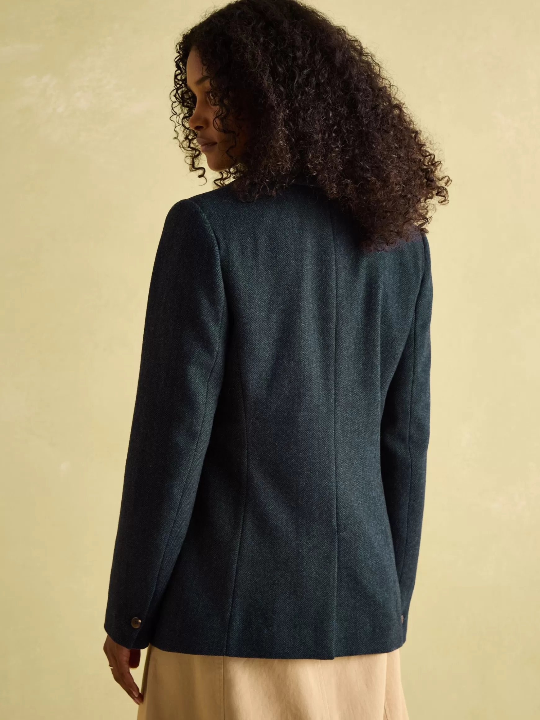 Bramble Navy Blue Tweed Blazer^Joules Cheap