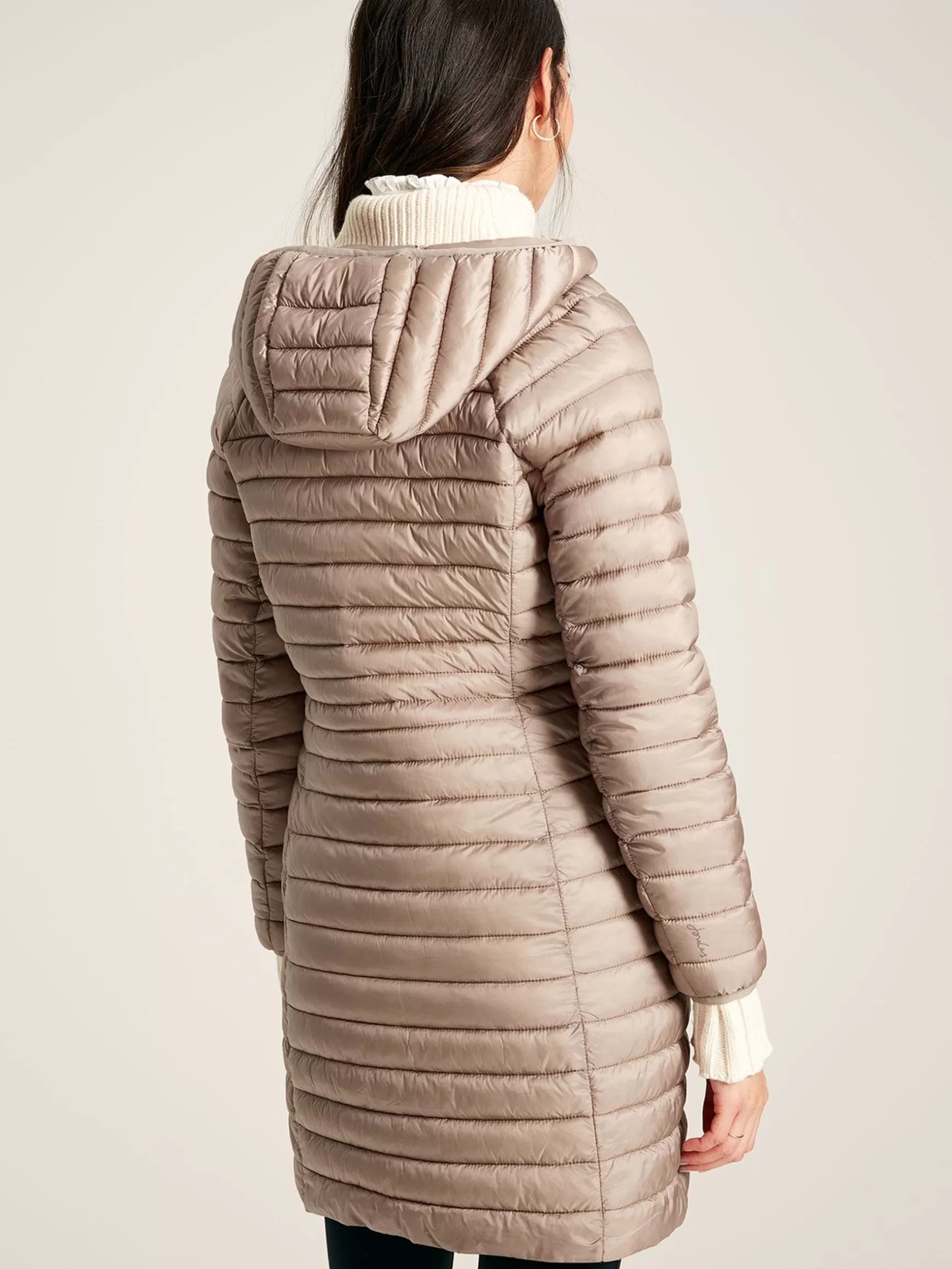Bramley Showerproof Long Packable Padded Coat^Joules Online