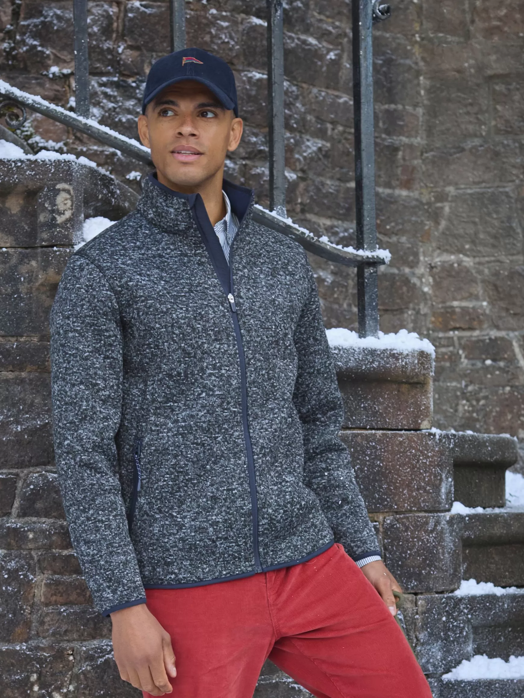 Broughton Fleece Jacket^Joules Hot