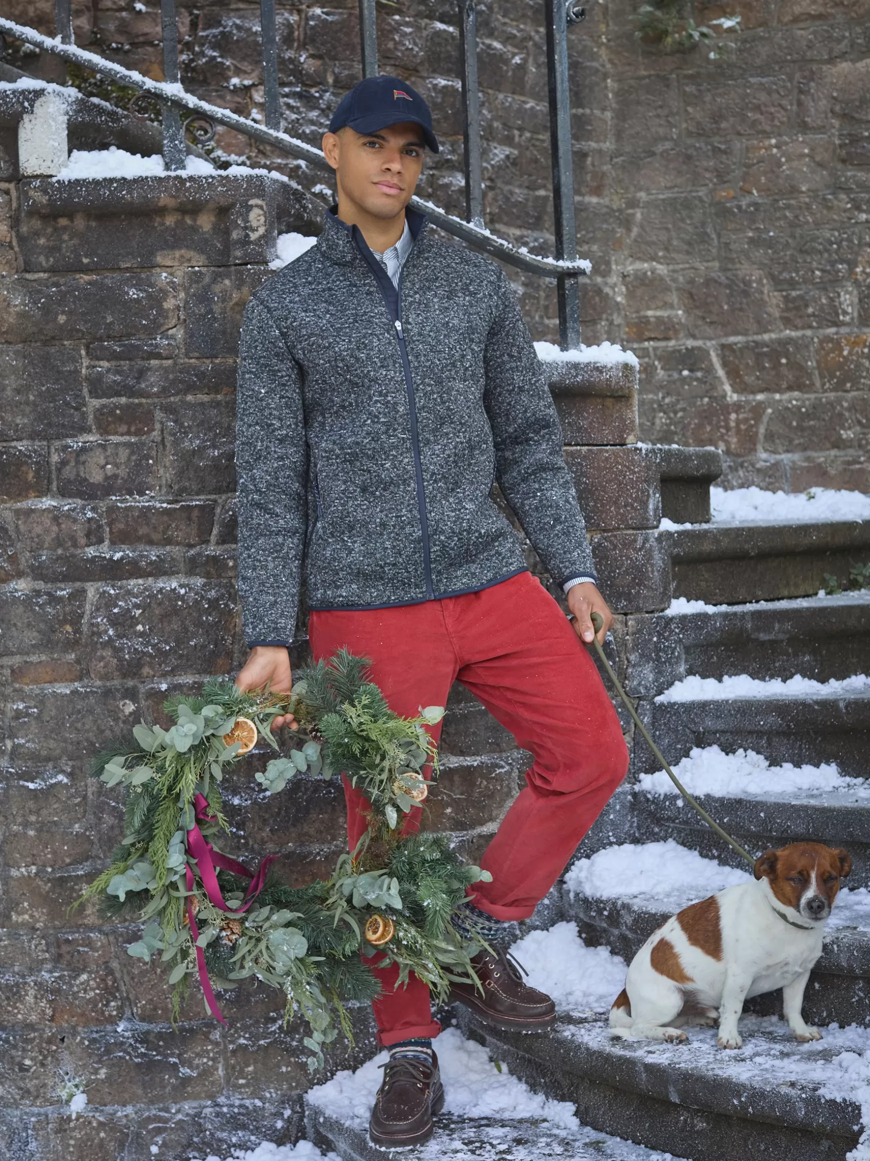 Broughton Fleece Jacket^Joules Hot
