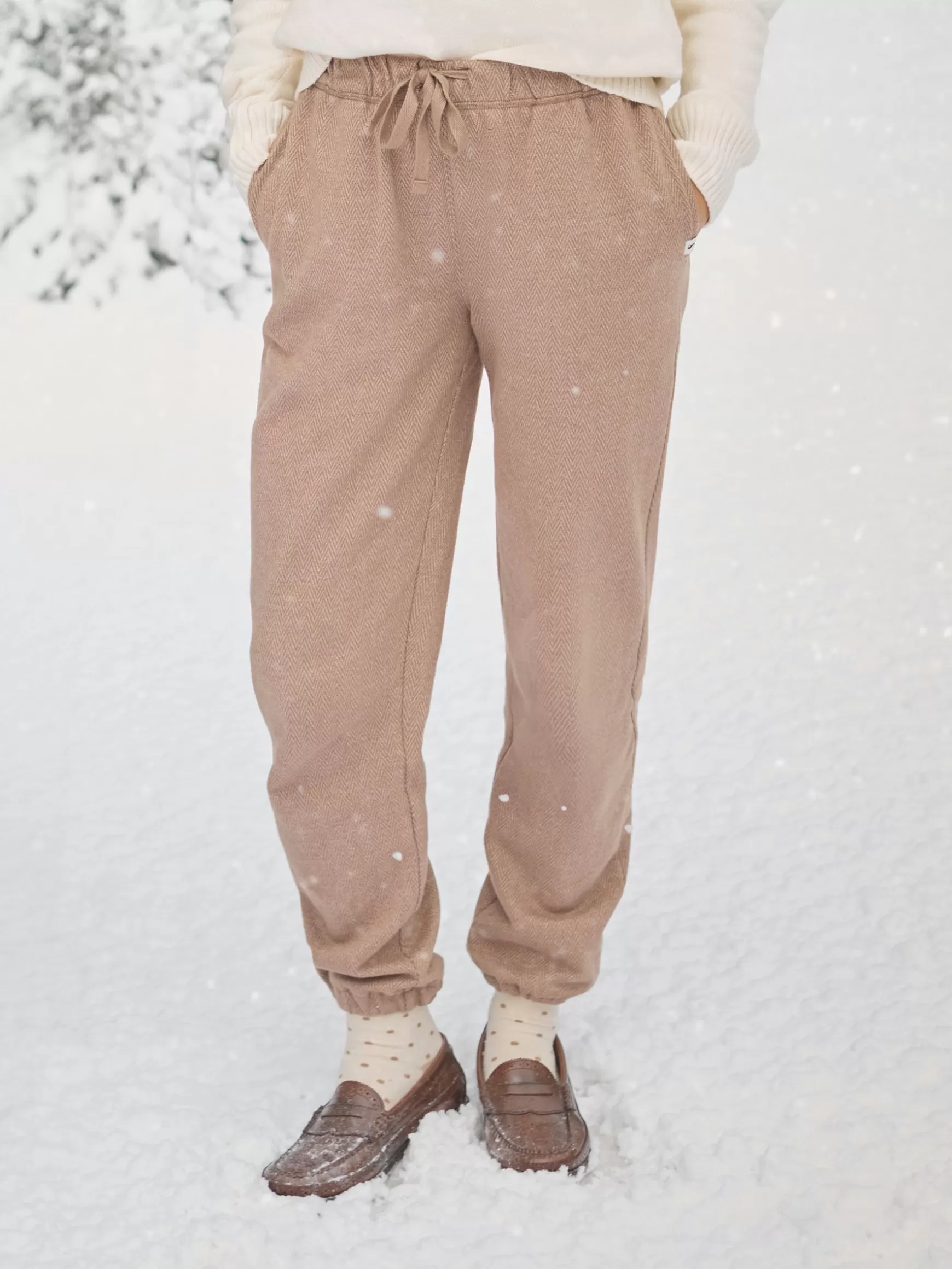 Herringbone Jersey Slim Leg Joggers^Joules Flash Sale
