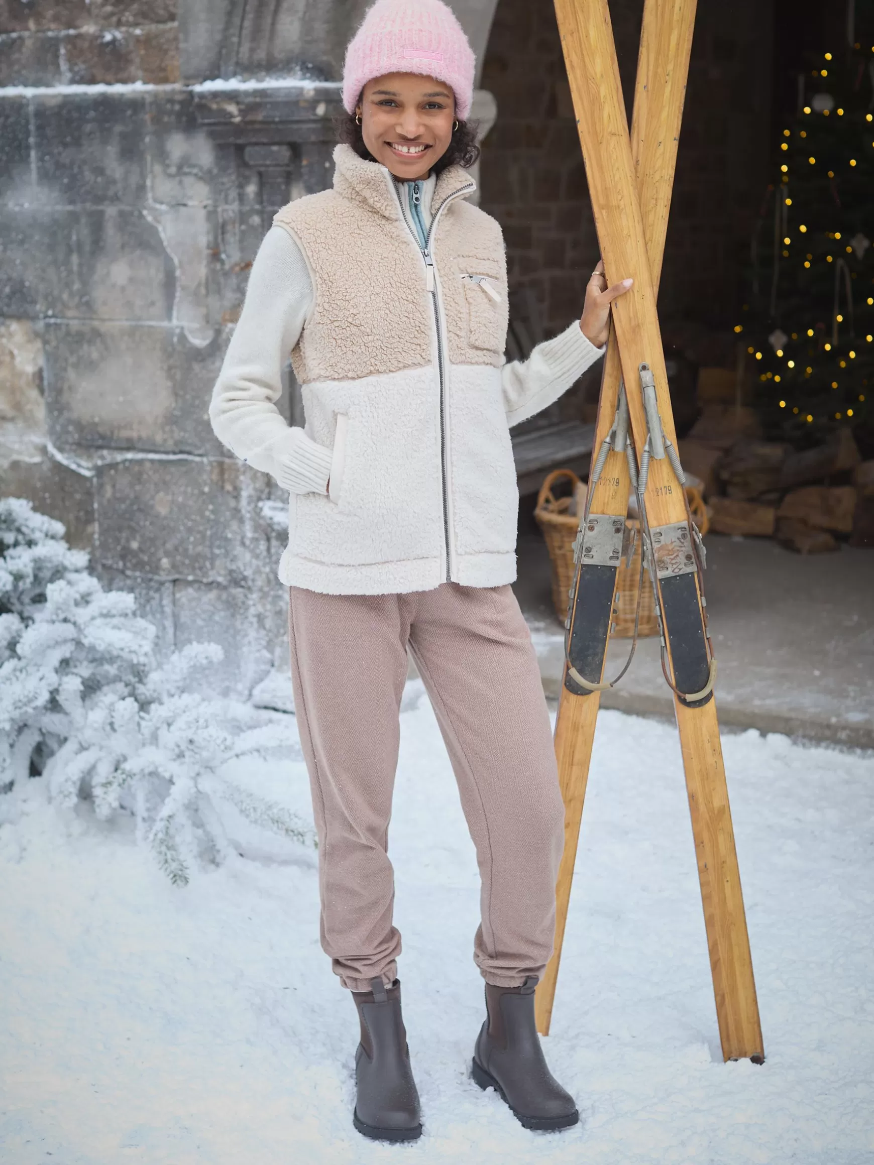 Herringbone Jersey Slim Leg Joggers^Joules Flash Sale