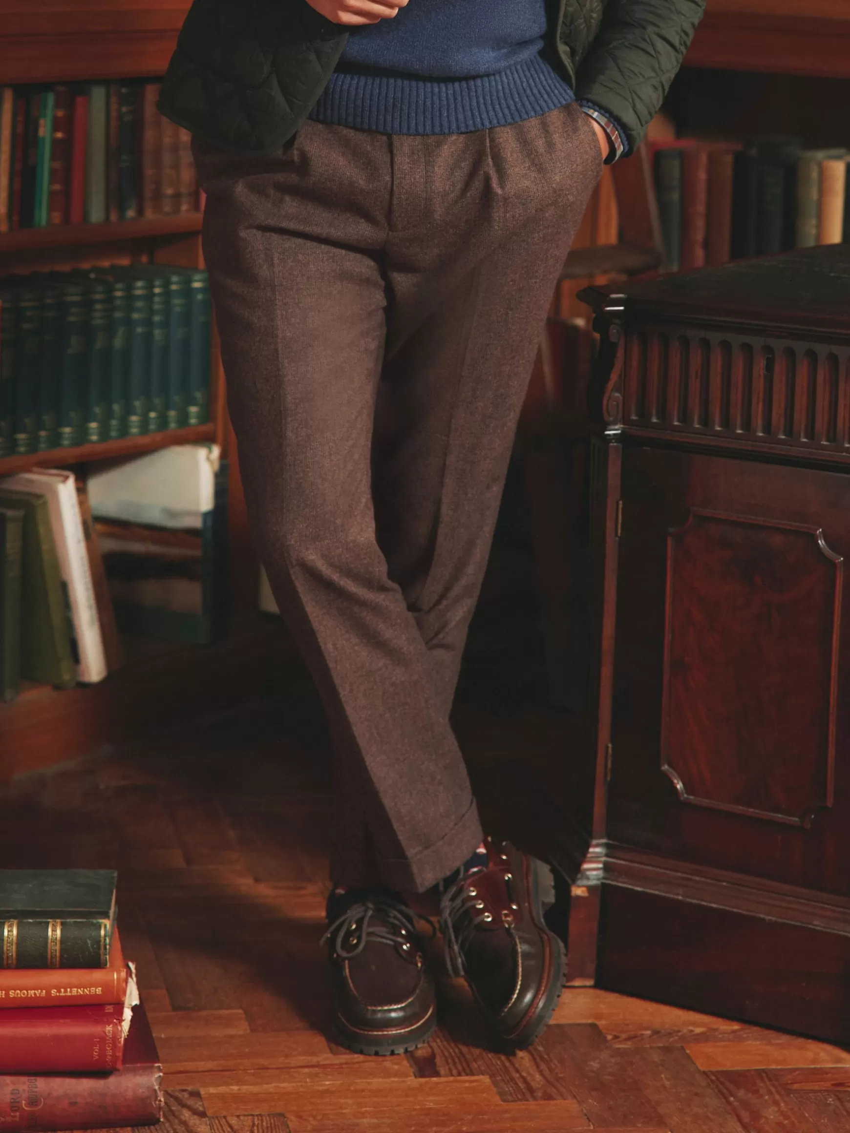 Slim Fit Texture Suit Trousers^Joules Store