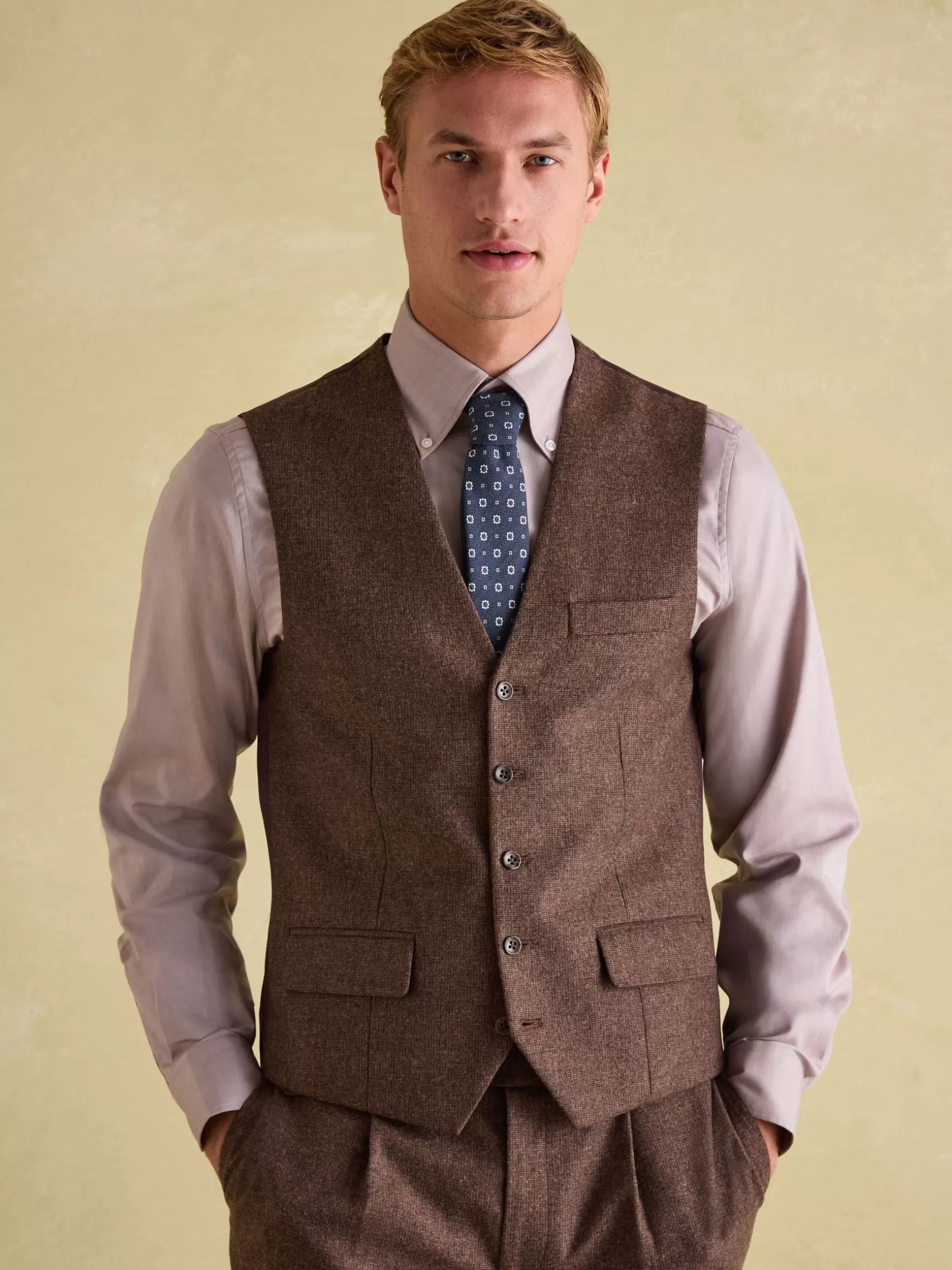 Slim Fit Texture Suit Waistcoat^Joules Best