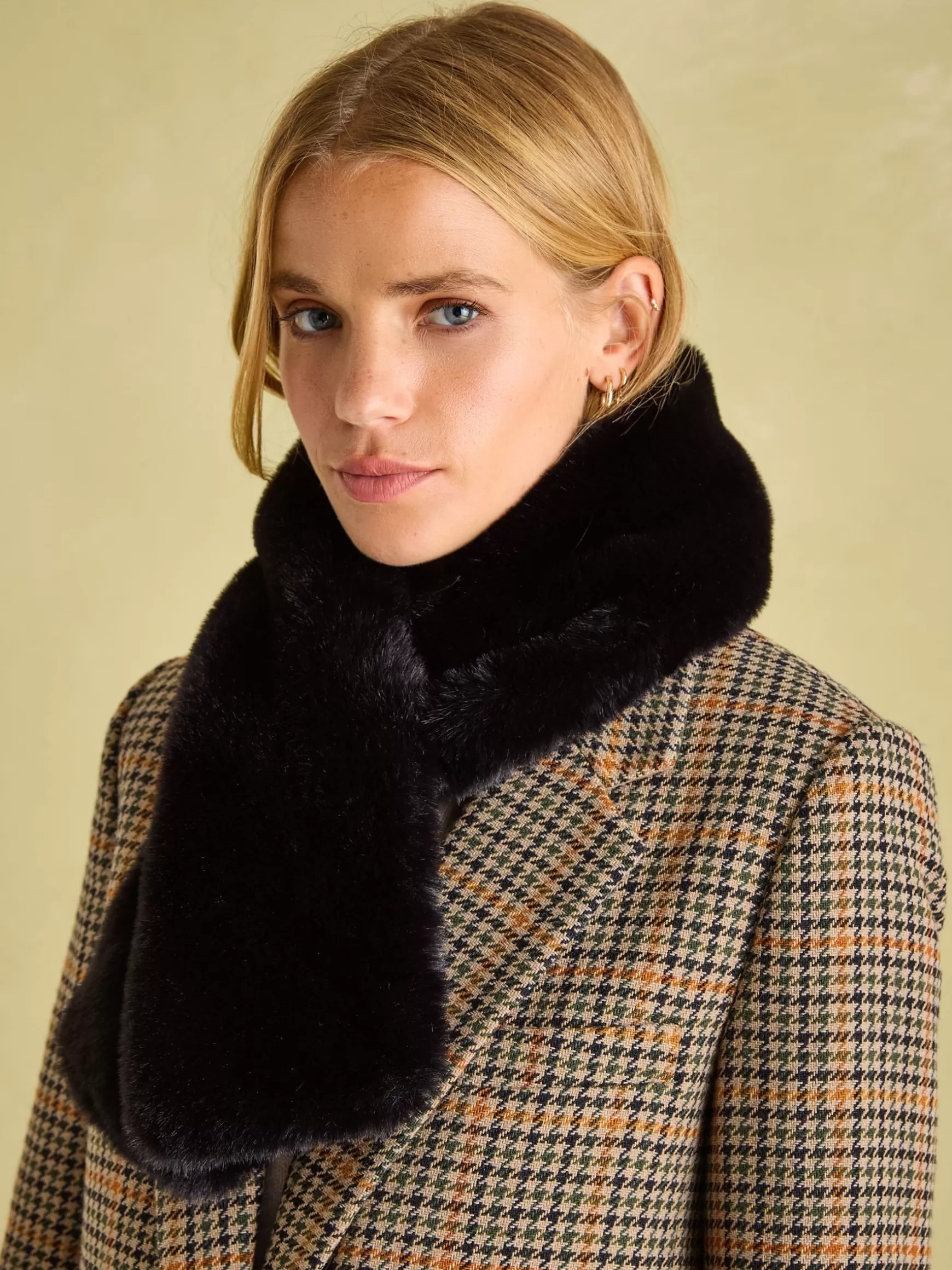 Callcott Faux Fur Scarf^Joules New