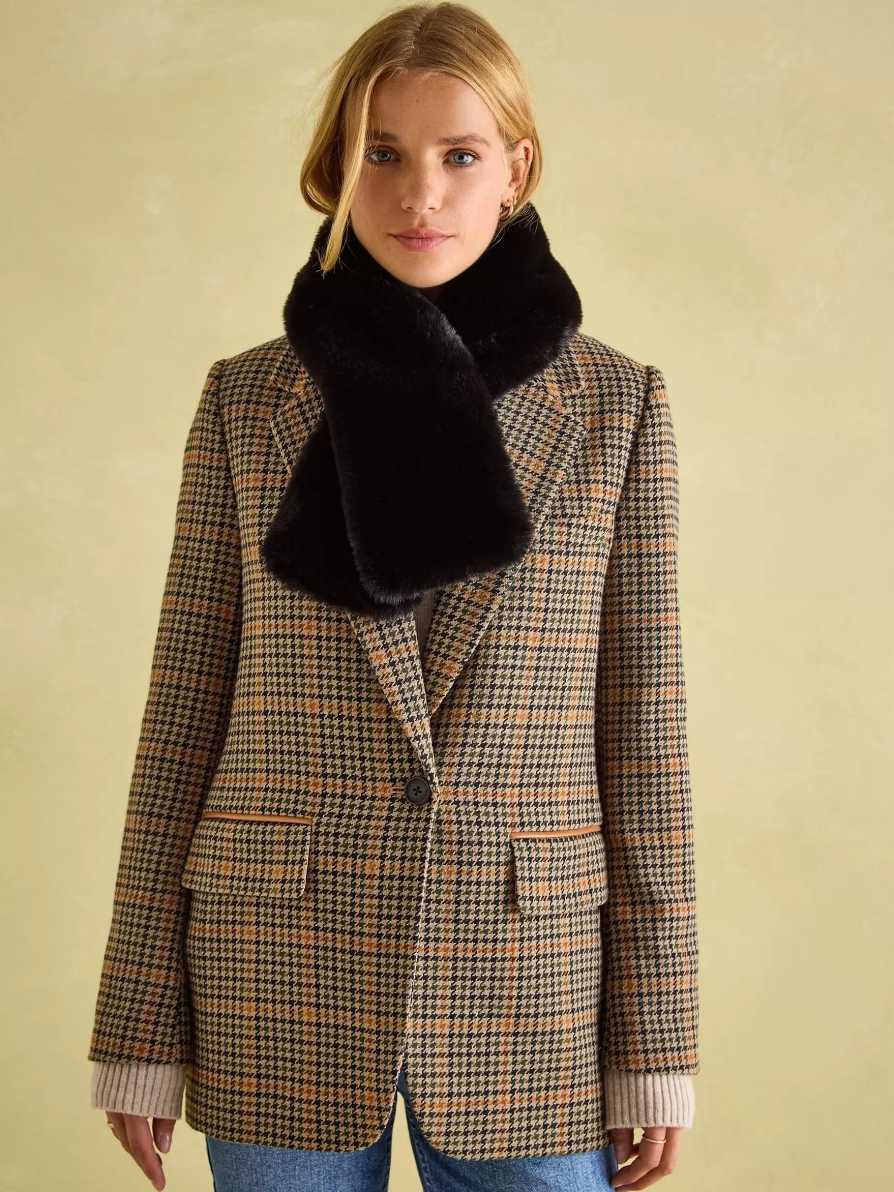 Callcott Faux Fur Scarf^Joules New