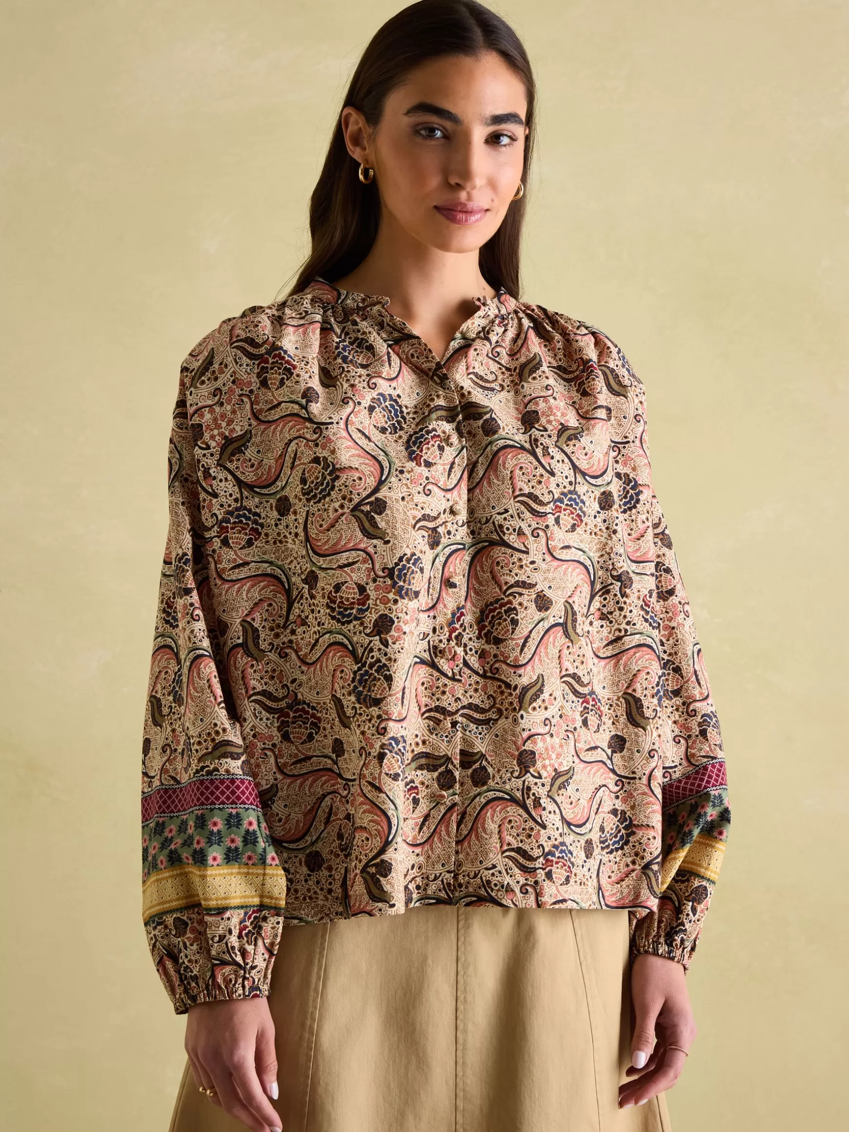 Cecilia Button Down Blouse^Joules Online