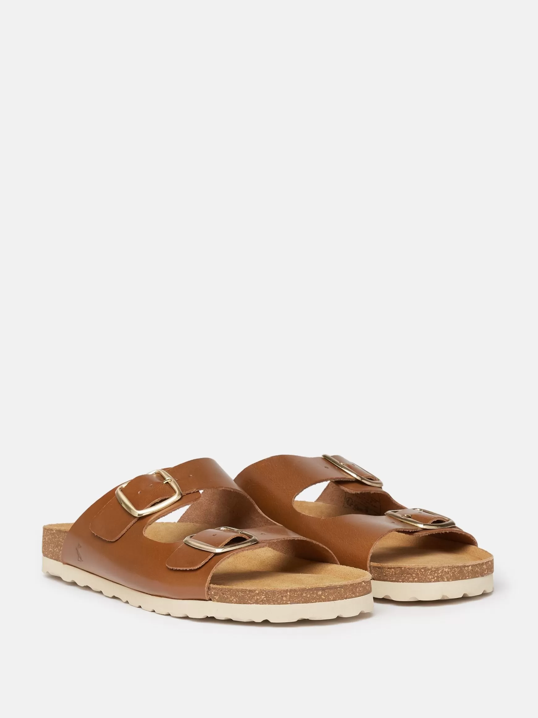 Celeste Tan Brown Double Strap Sandals^Joules Clearance