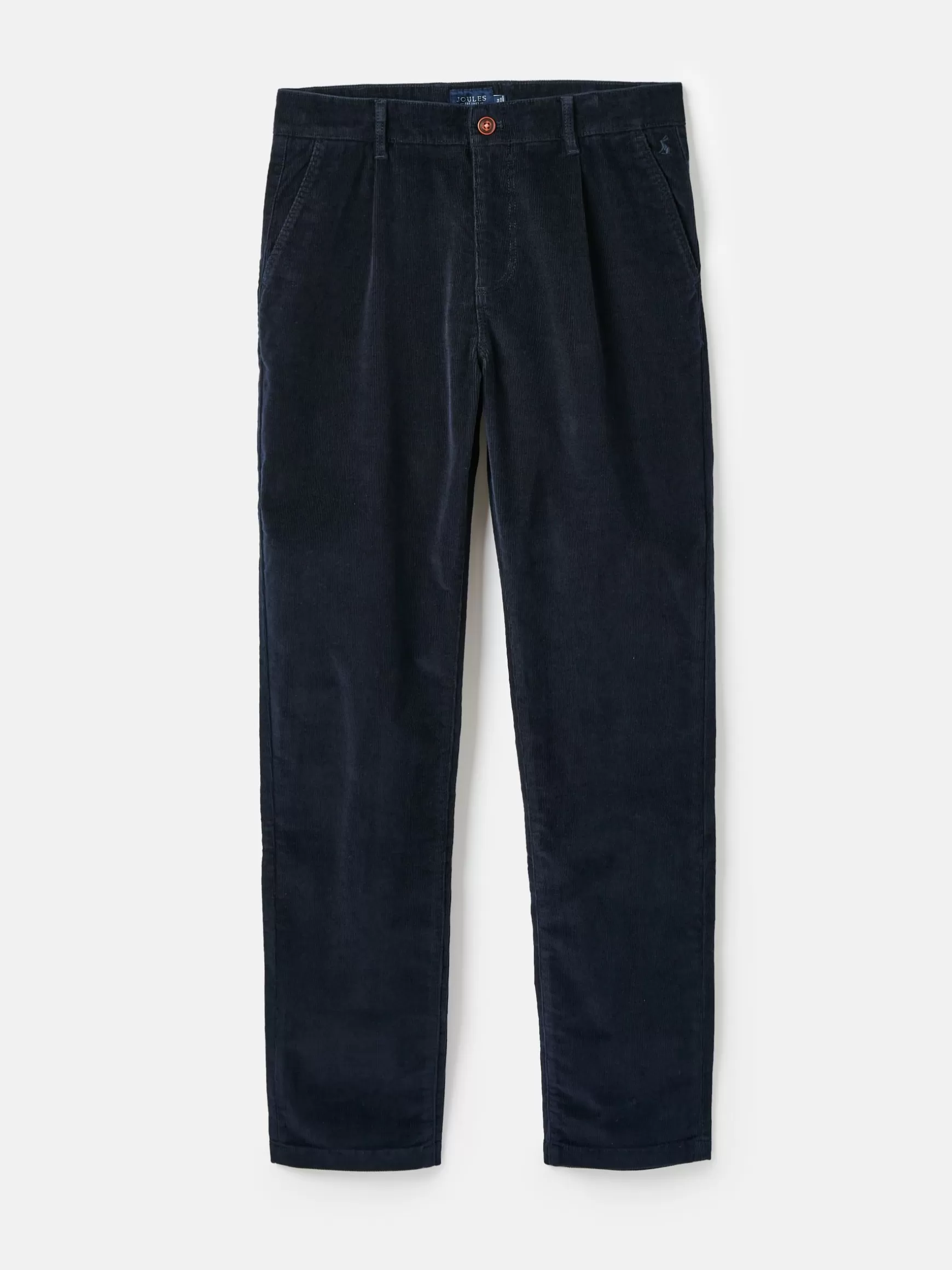 Cord Navy Blue Straight Leg Corduroy Trousers^Joules Best