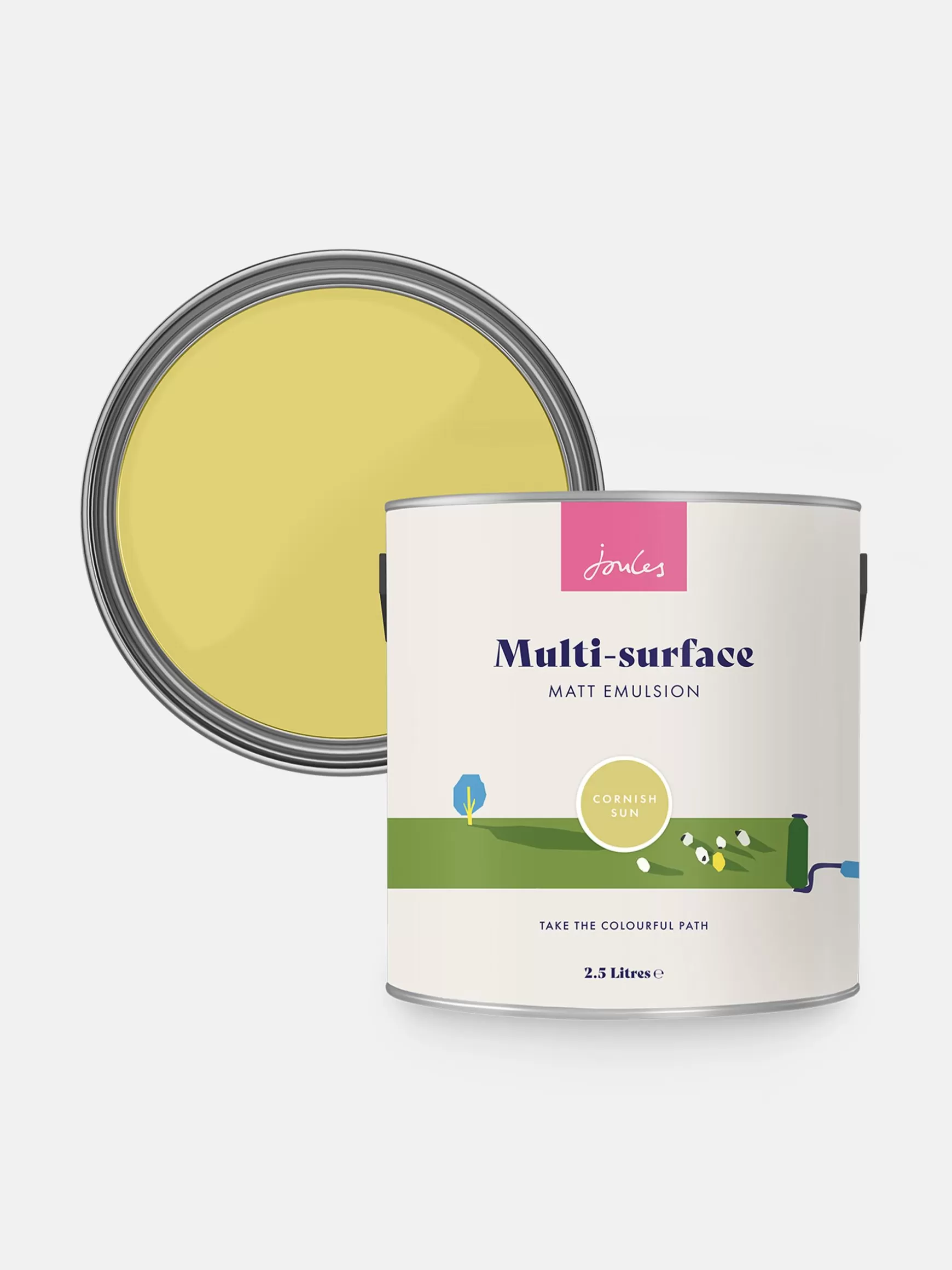 Cornish Sun Yellow Multi Surface Matt Emulsion^Joules Sale