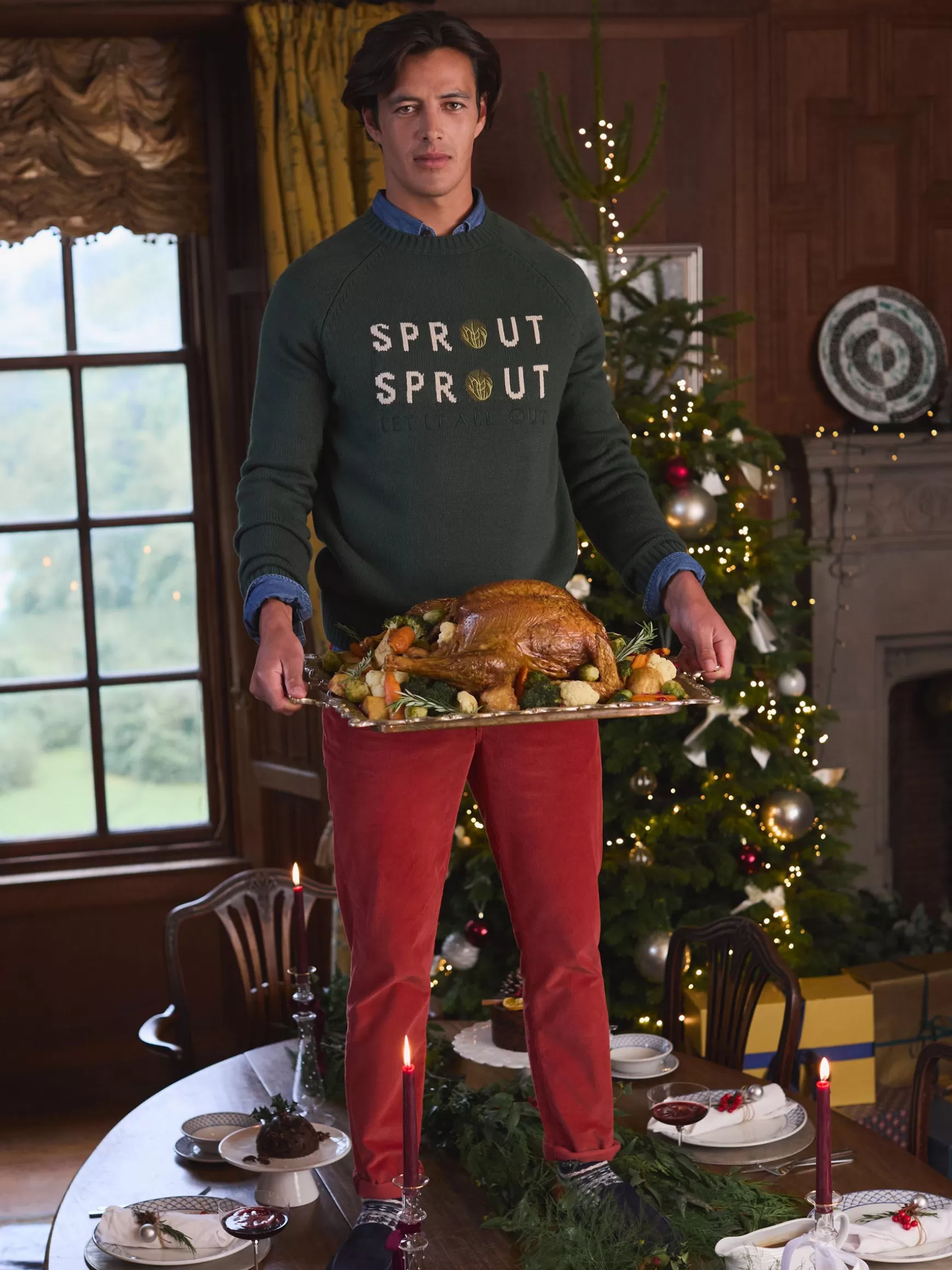 Cracking Sprout Crew Neck Jumper^Joules Fashion