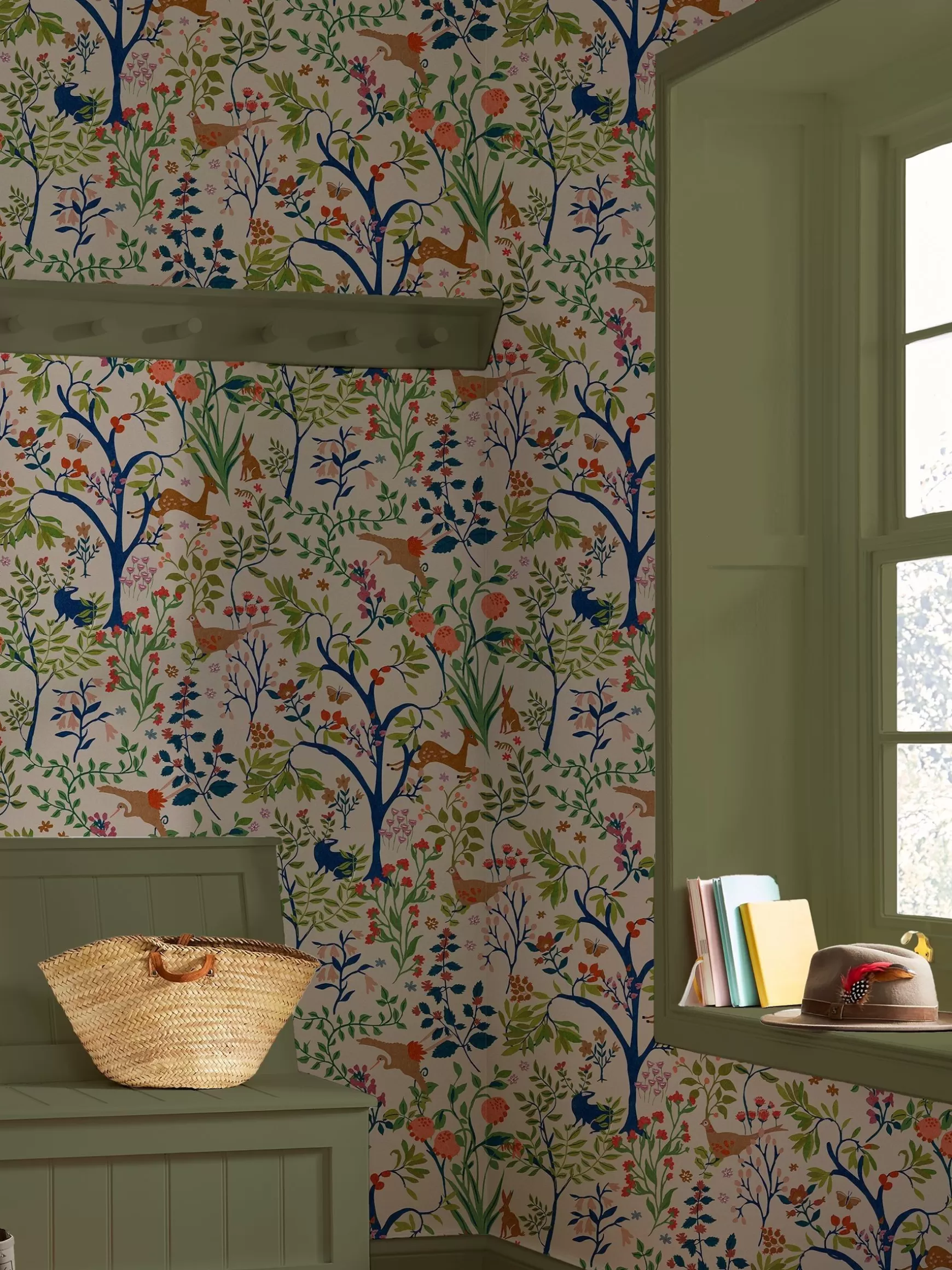 Enchanted Woodland Antique 10M Wallpaper^Joules Discount