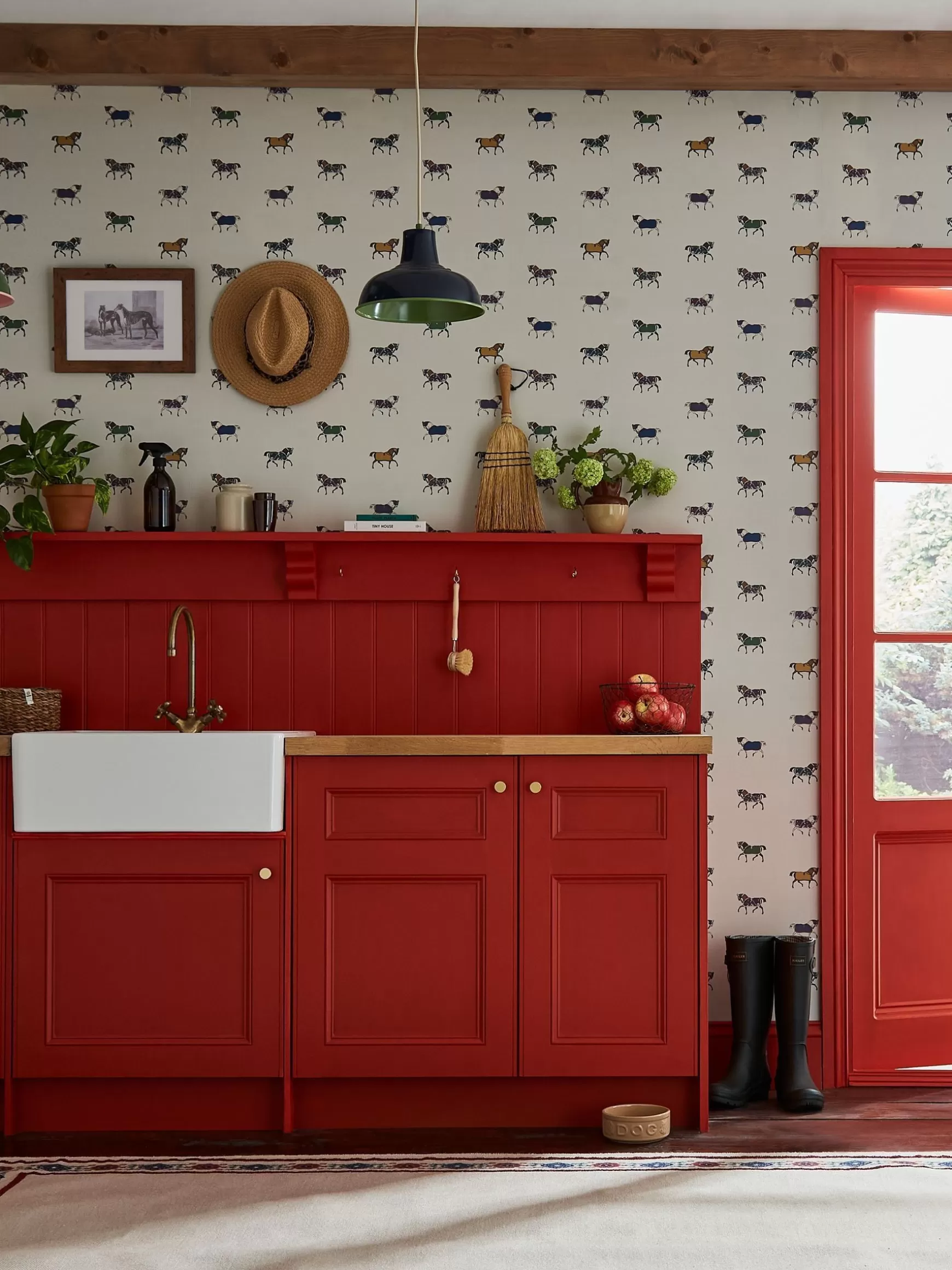 Regal Horse Print 10M Wallpaper^Joules Cheap