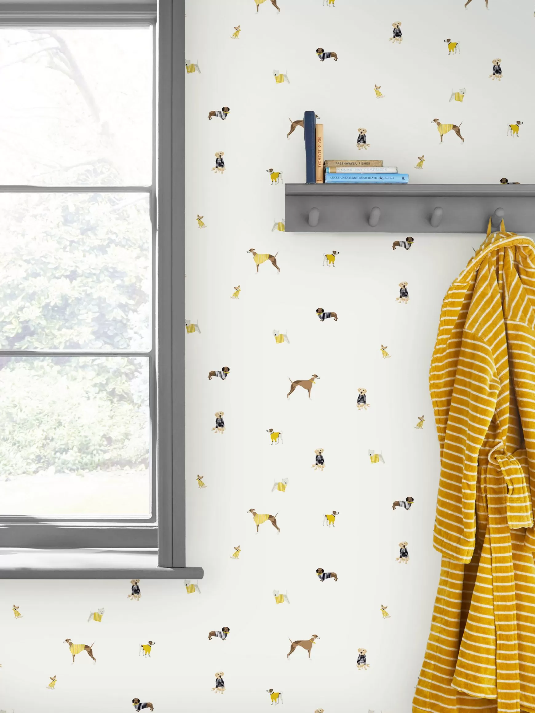 Harbour Dogs 10M Wallpaper^Joules Shop