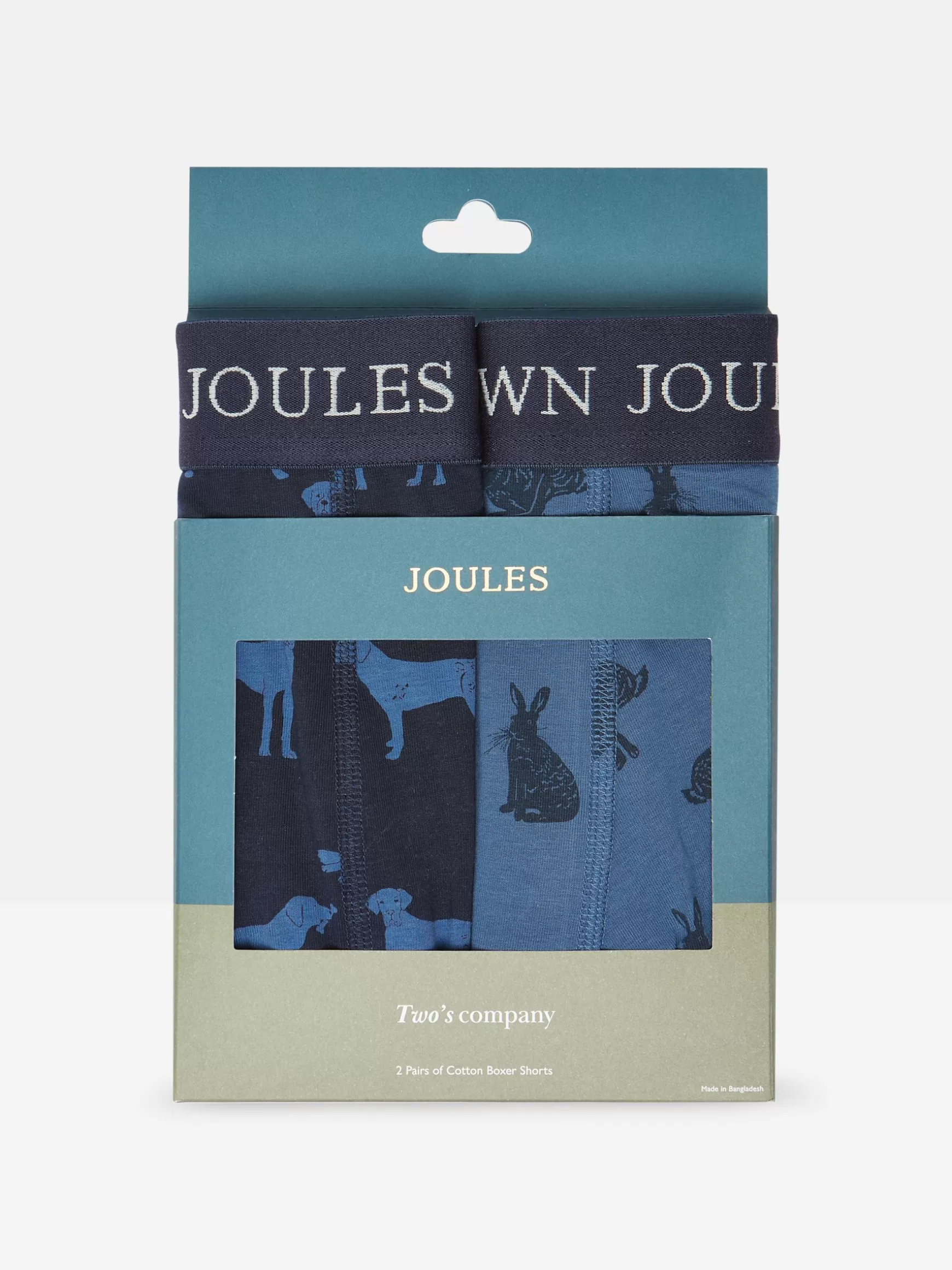 Crown Pack of Two Cotton Boxers^Joules New
