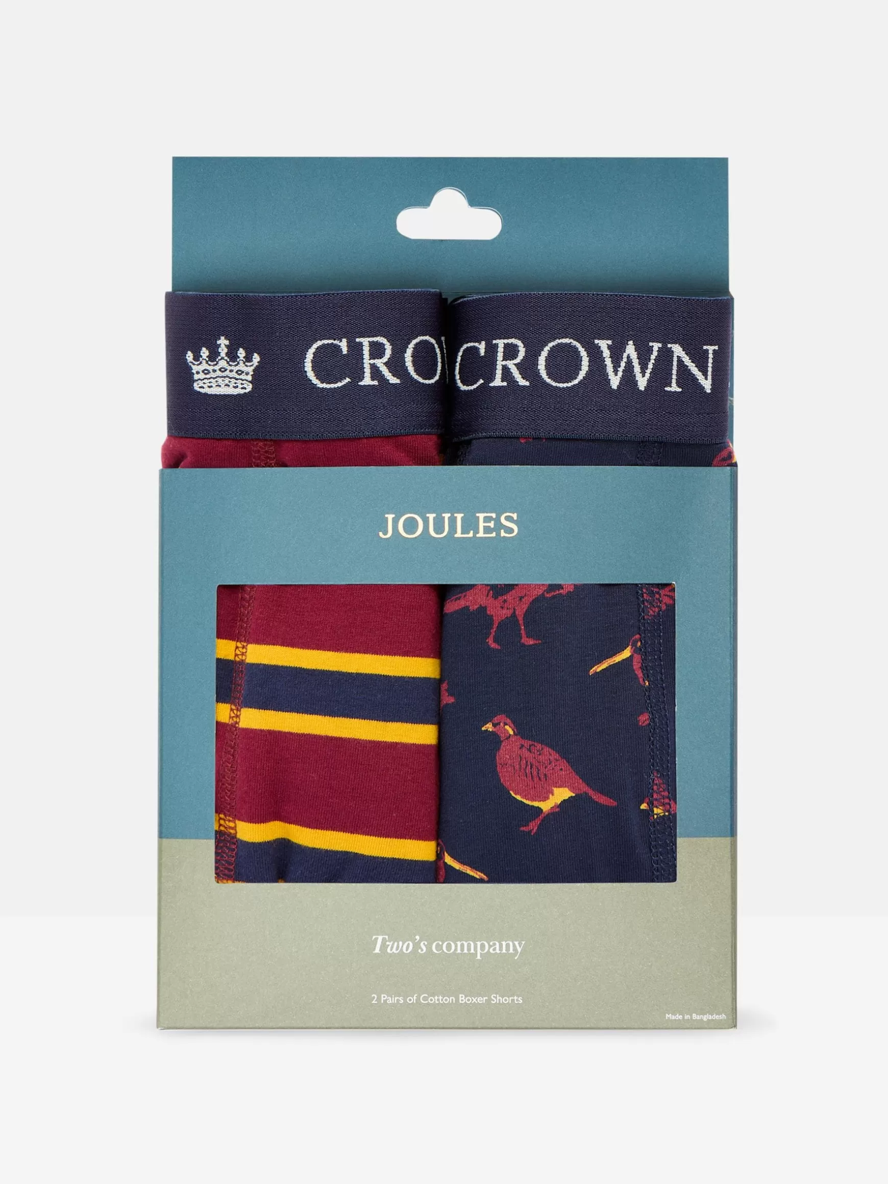 Crown Pack of Two Cotton Boxers^Joules Cheap